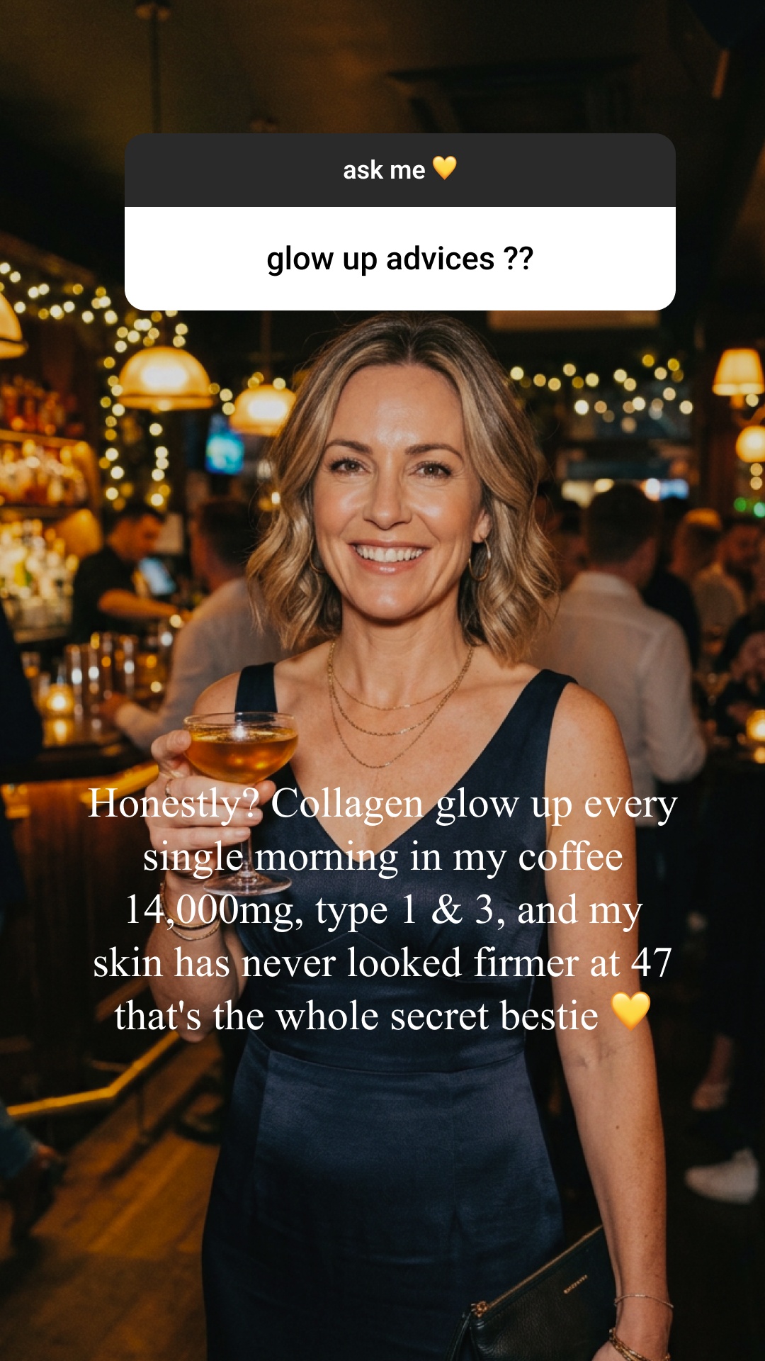 Radiant Over 40 Facebook ad
