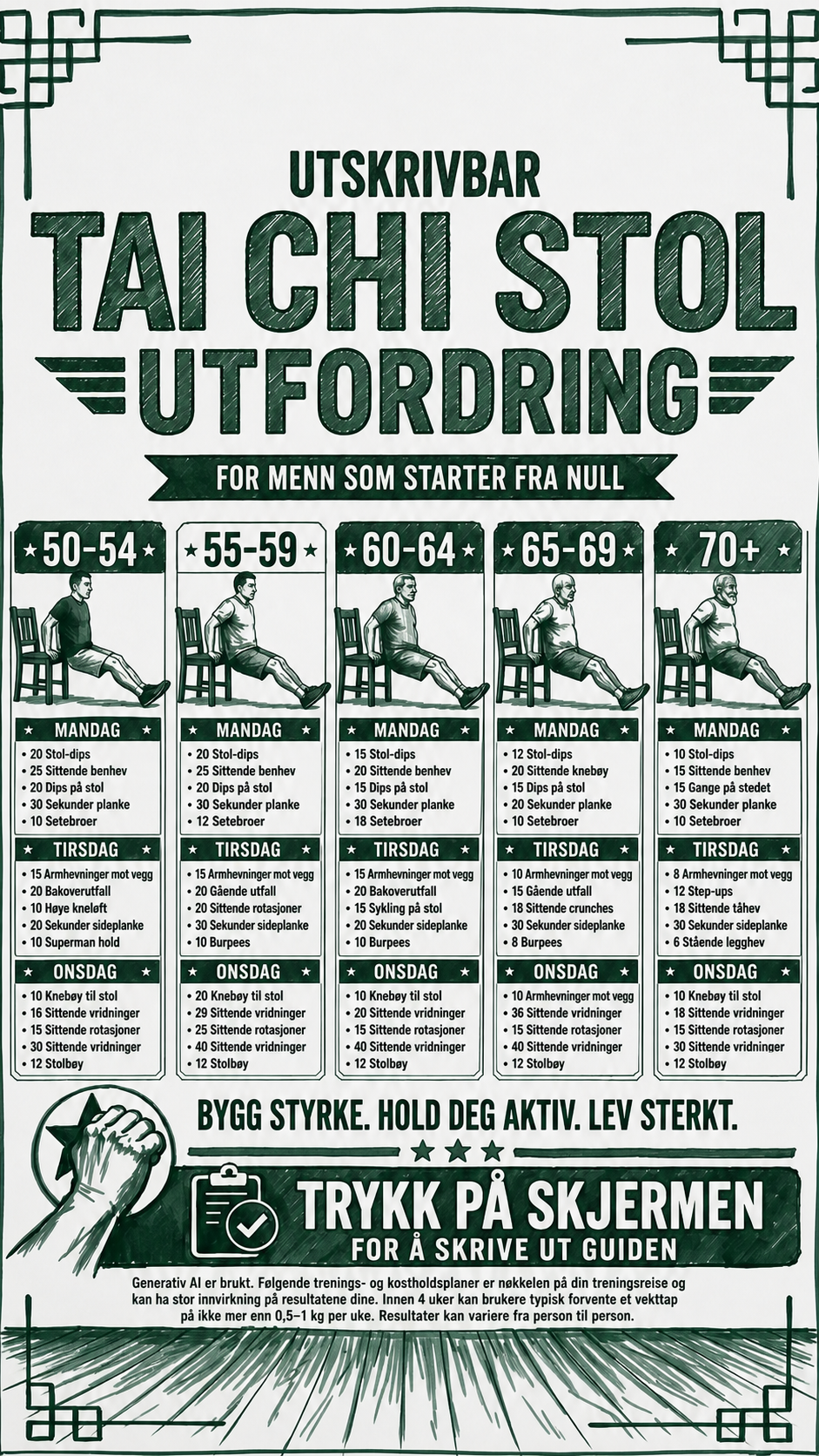 Mike's Strength Challenge Facebook ad