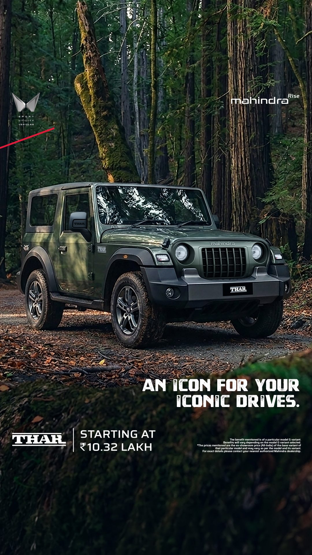Mahindra Thar Facebook ad
