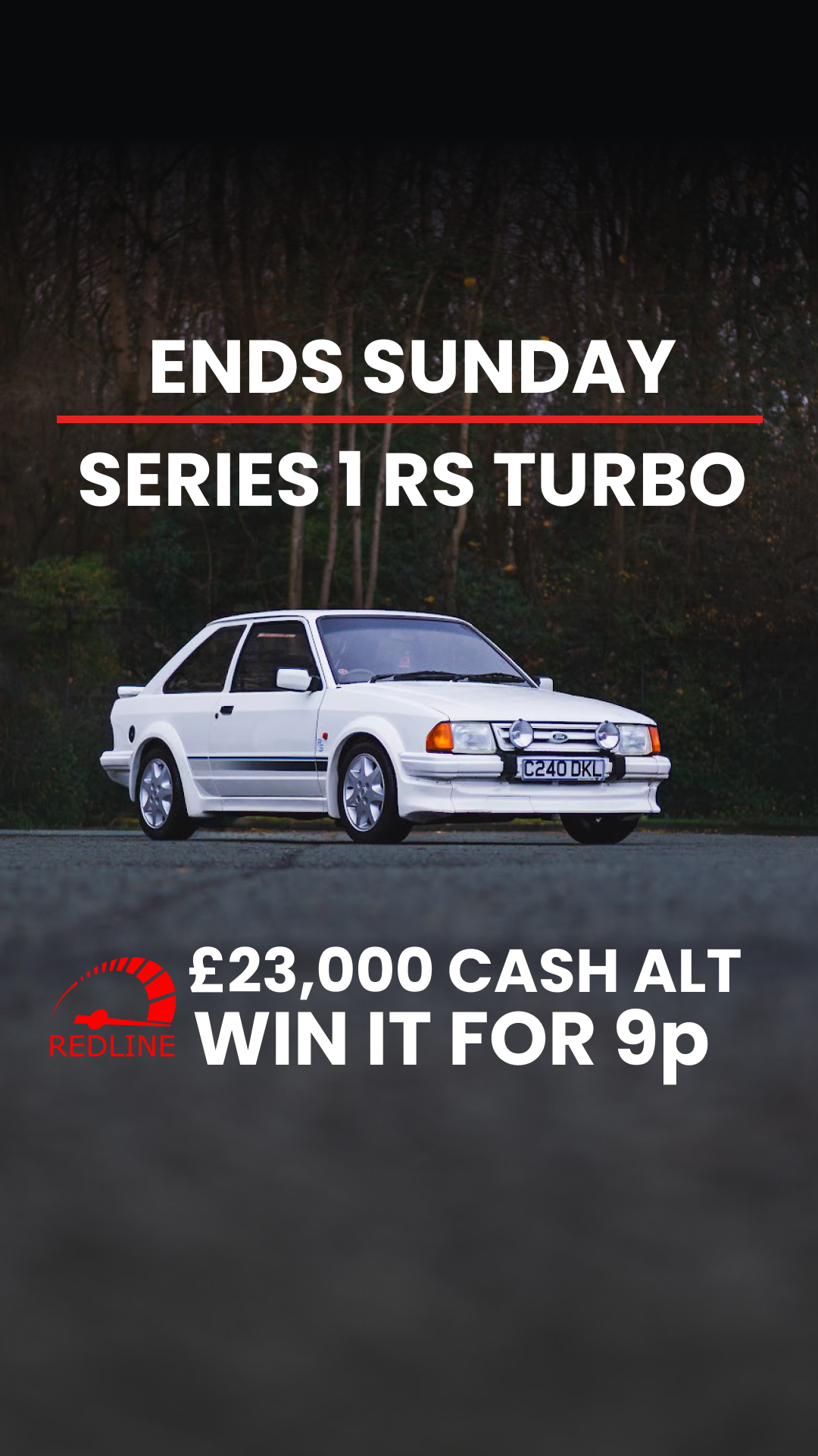 Redline Competitions Facebook ad
