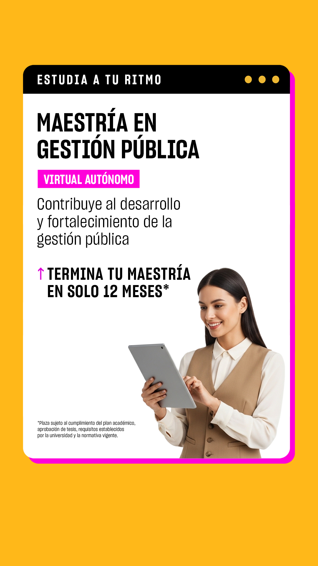 UPN Posgrado Facebook ad
