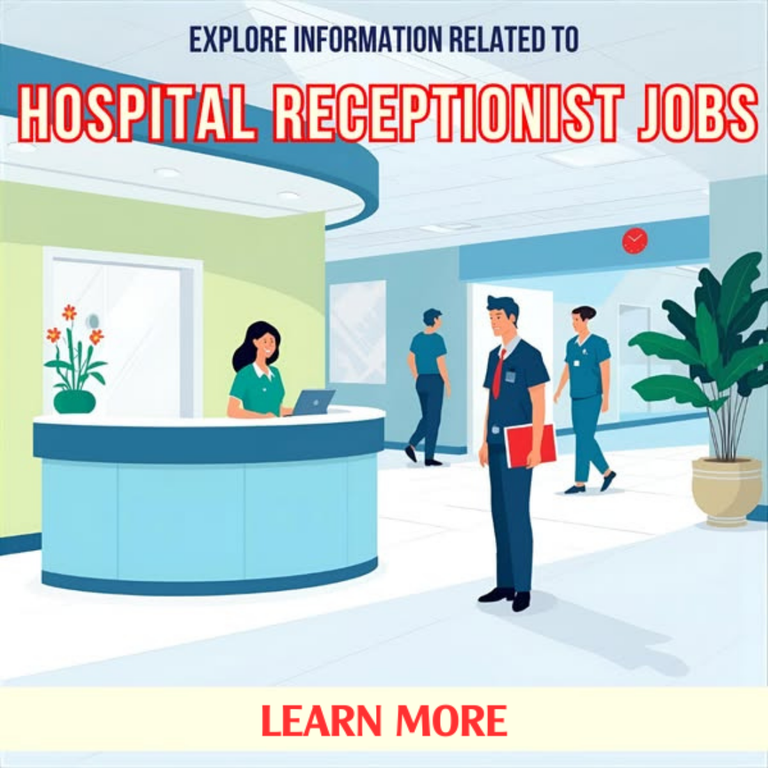 LearnCheap Facebook ad: Guide to Administrative Support Roles in Hospitals