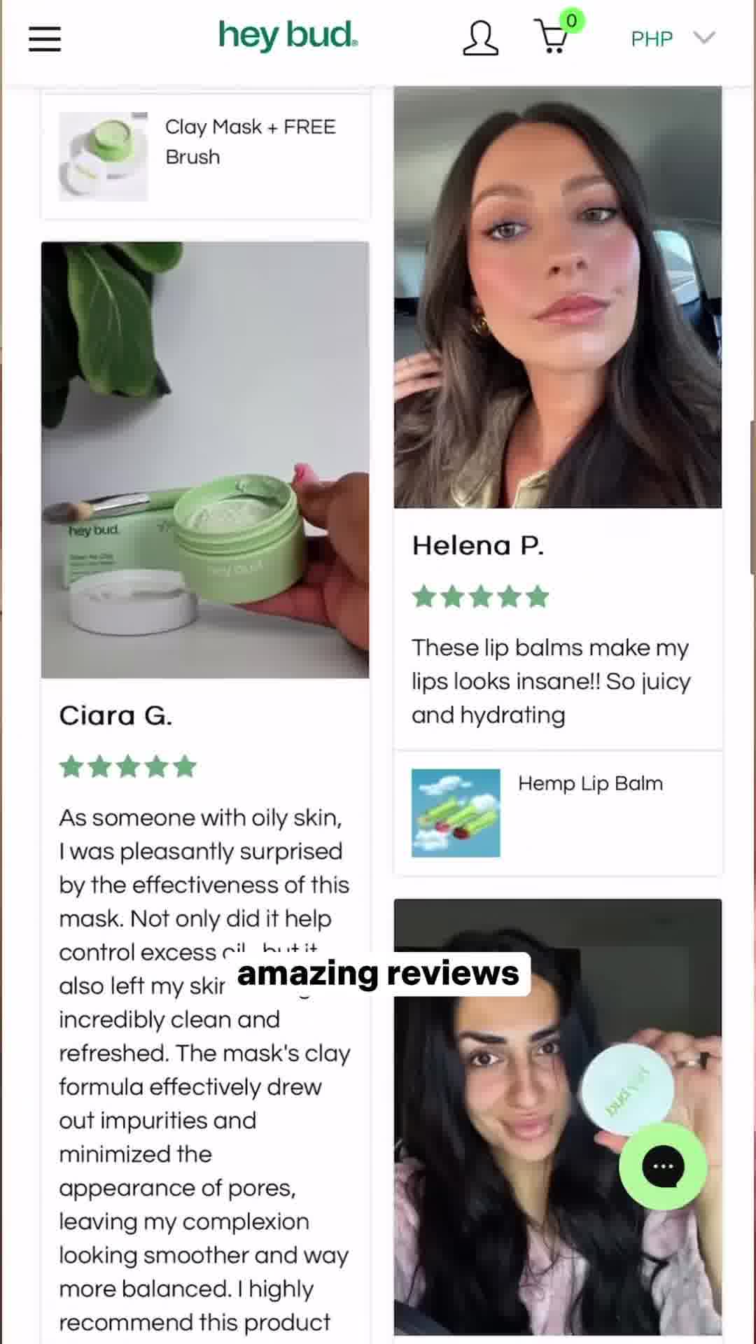 Hey Bud Skincare Facebook ad: It's like a deep clean for your pores