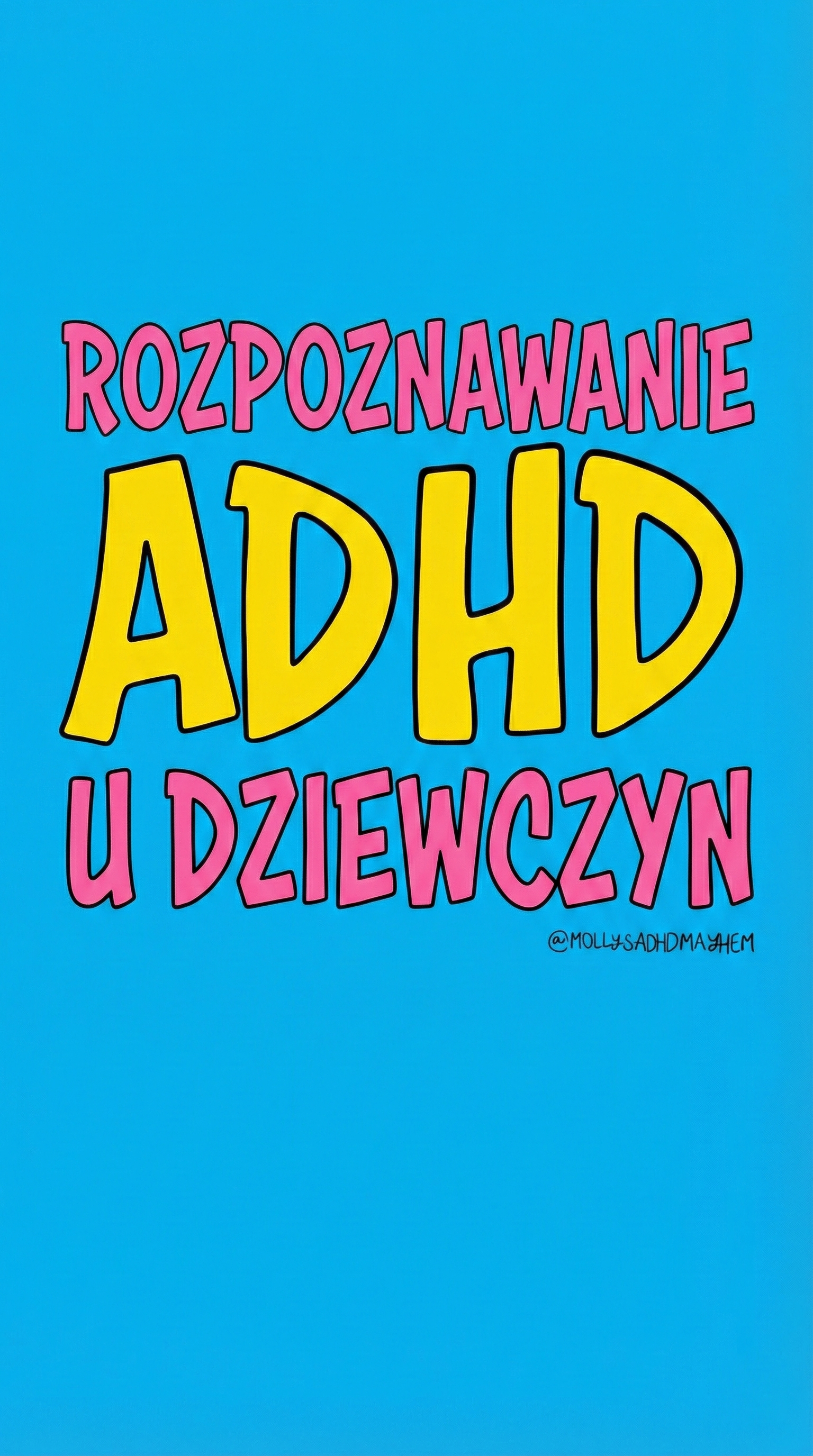 Mollys ADHD mayhem Facebook ad: Jak Duolingo dla ADHD.