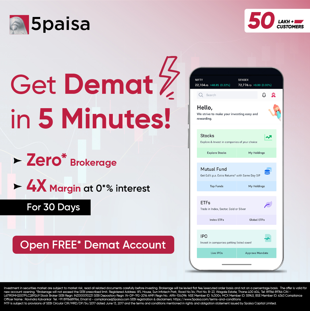 5paisa Facebook ad