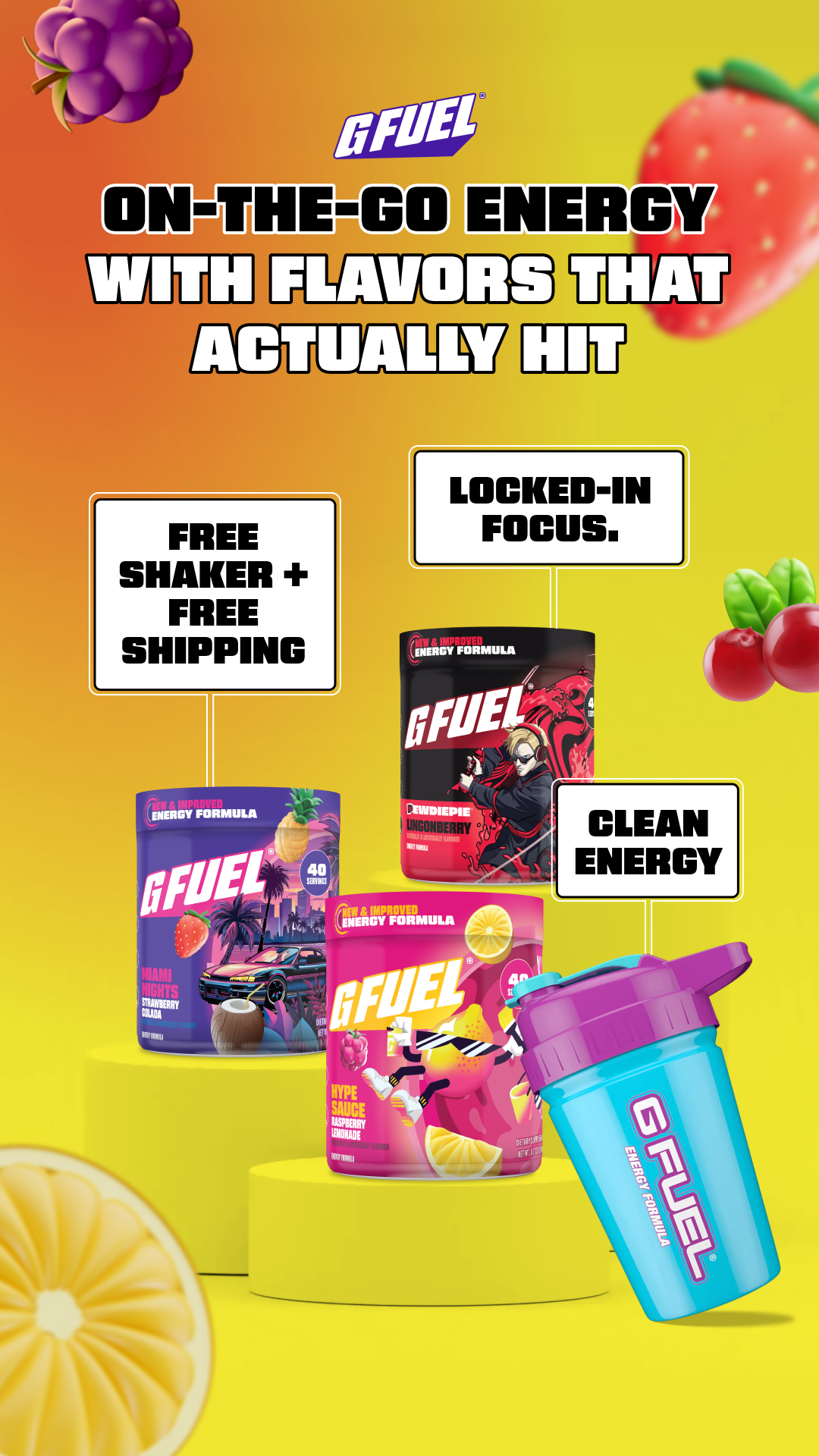 G FUEL Facebook ad