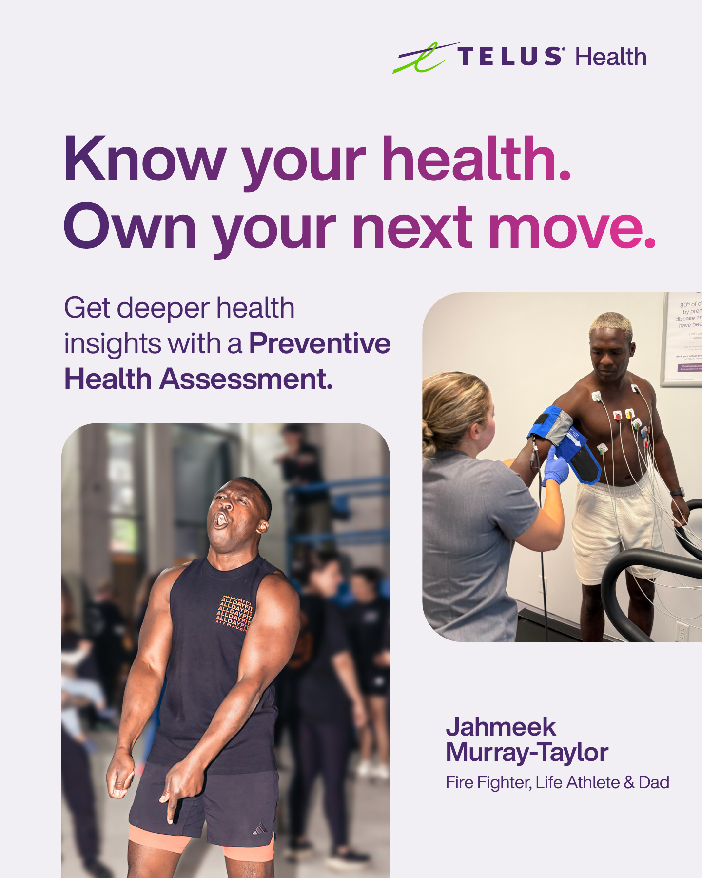 TELUS Health Facebook ad: More data. Deeper health insights.