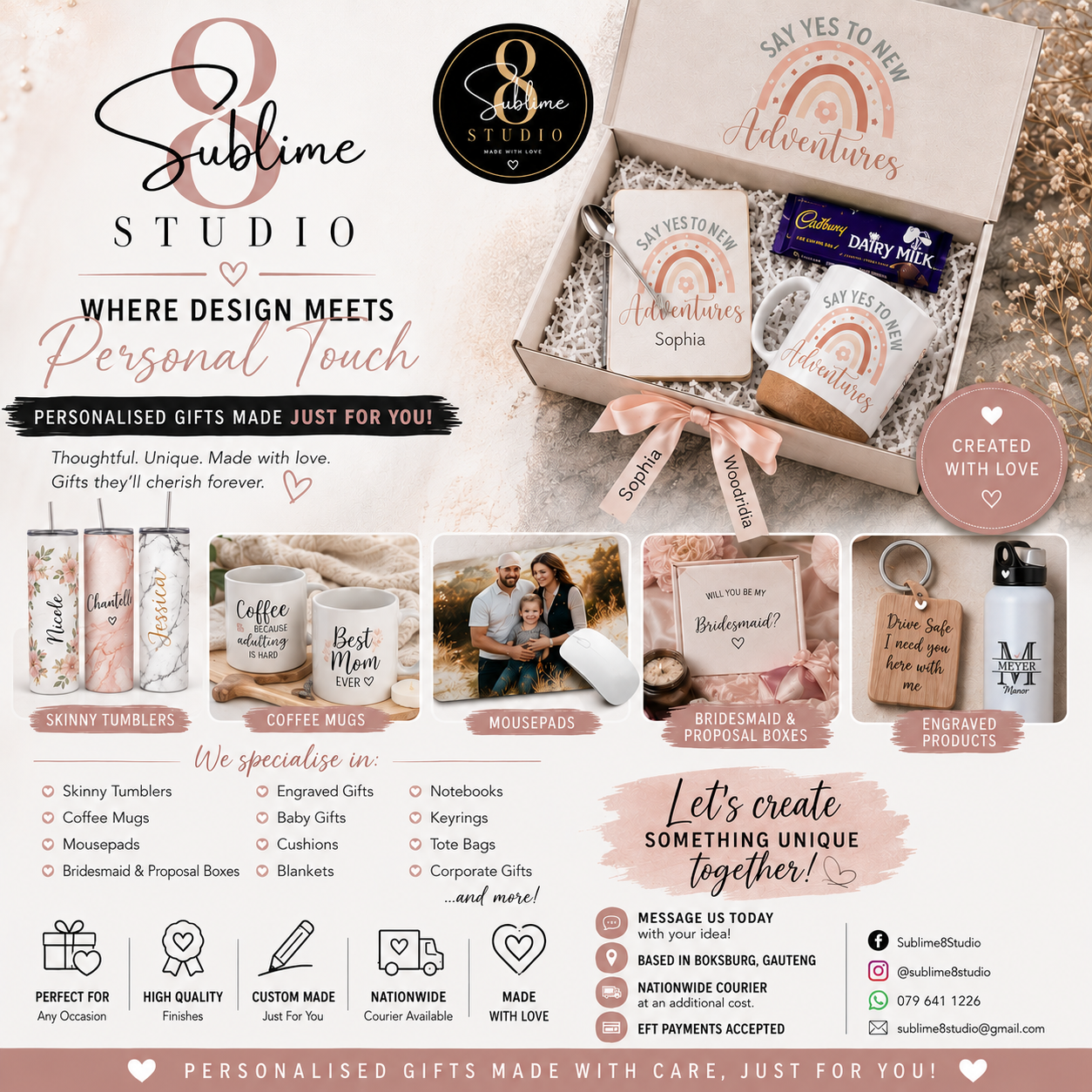 The Sublime 8 Studio Facebook ad