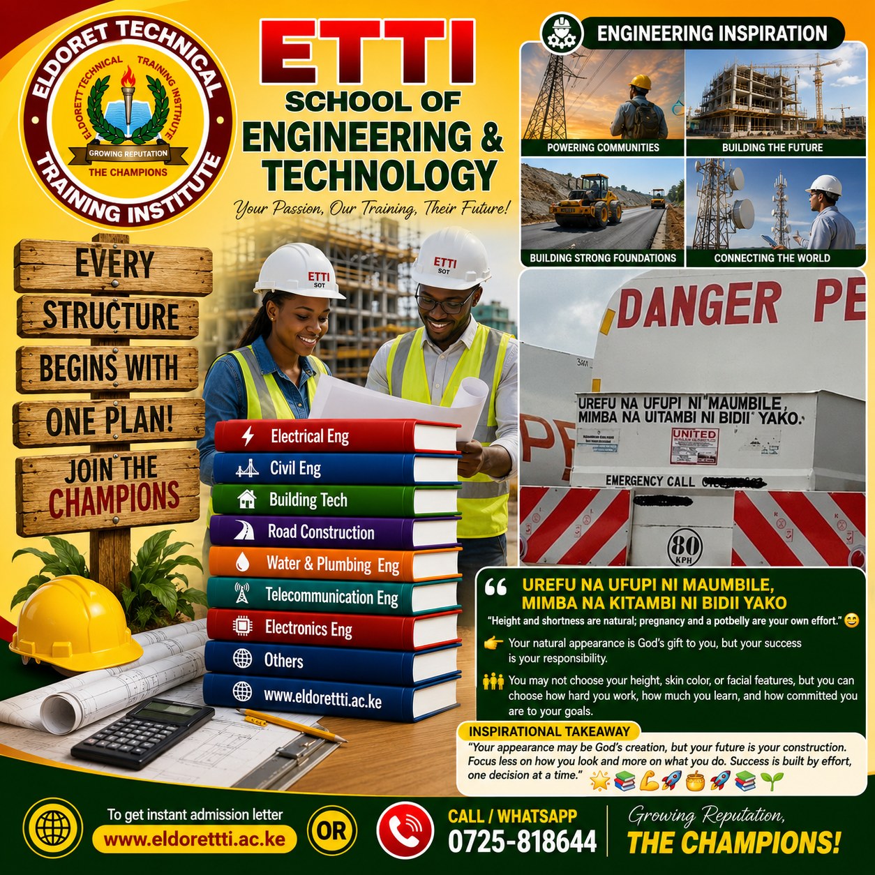 ELDORET TECHNICAL TRAINING INSTITUTE Facebook ad