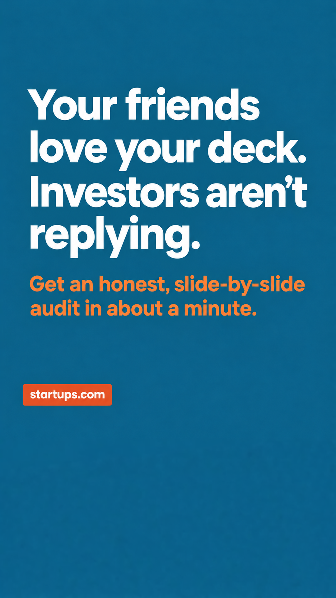 Startups.com Facebook ad: Startups Pro
