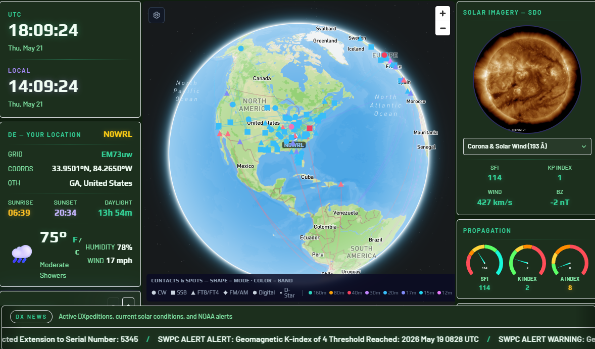 World Radio League Facebook ad: Incredible New Ham Radio App