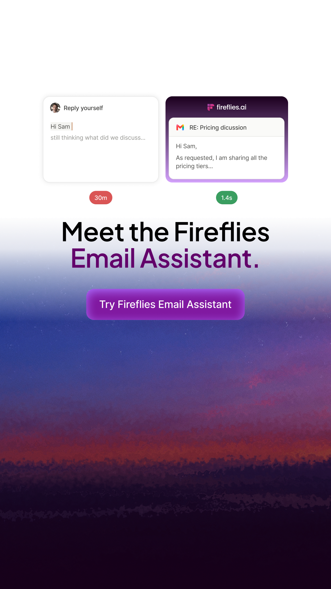 Fireflies.ai Facebook ad