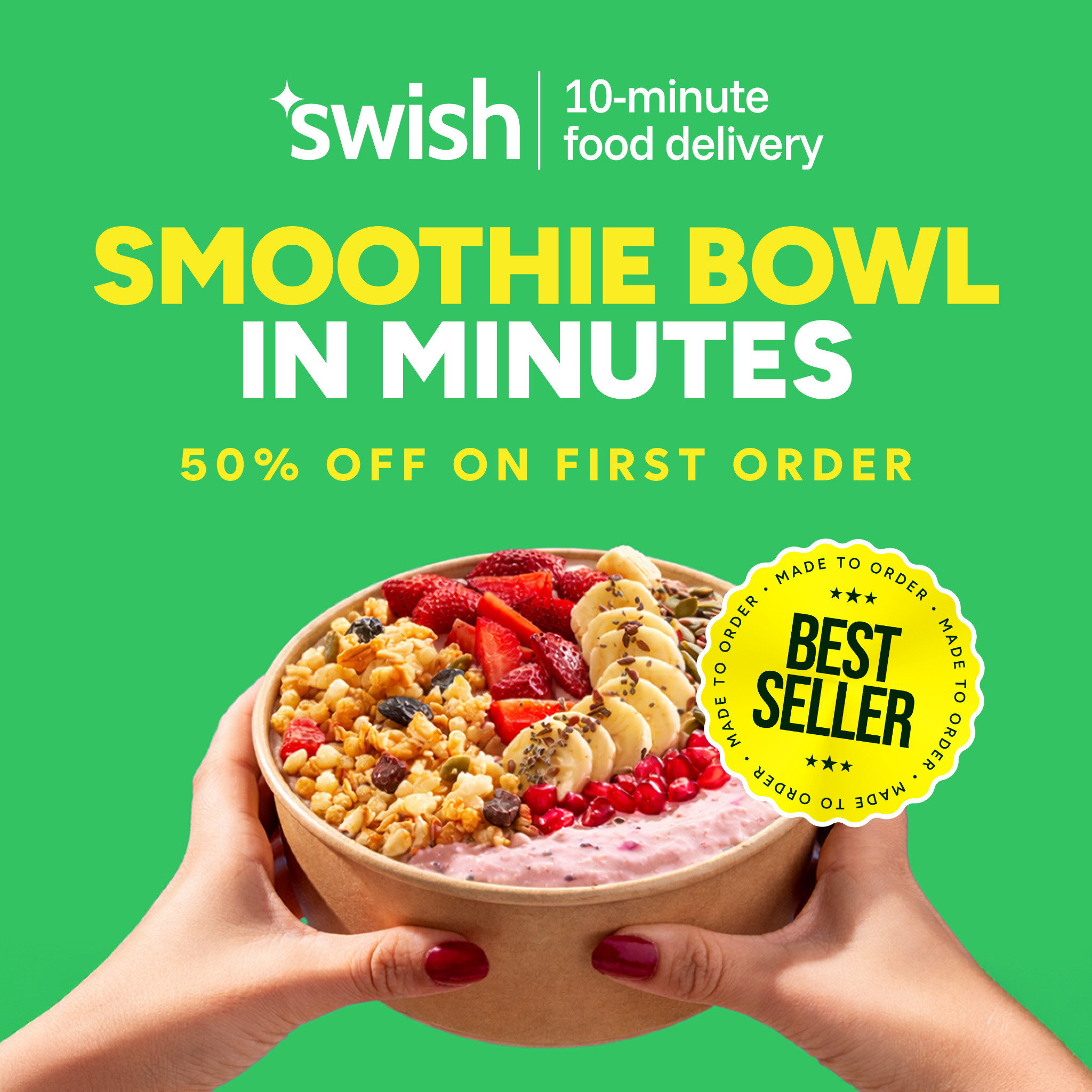 Swish Now Facebook ad