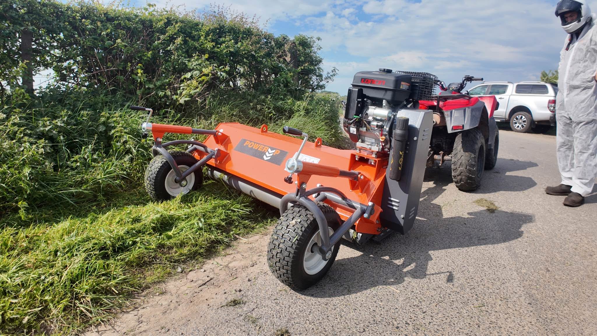 Christopher Metcalfe Facebook ad: ATV Towable Flail Mower, 15HP Petrol Engine | Heavy-Duty…