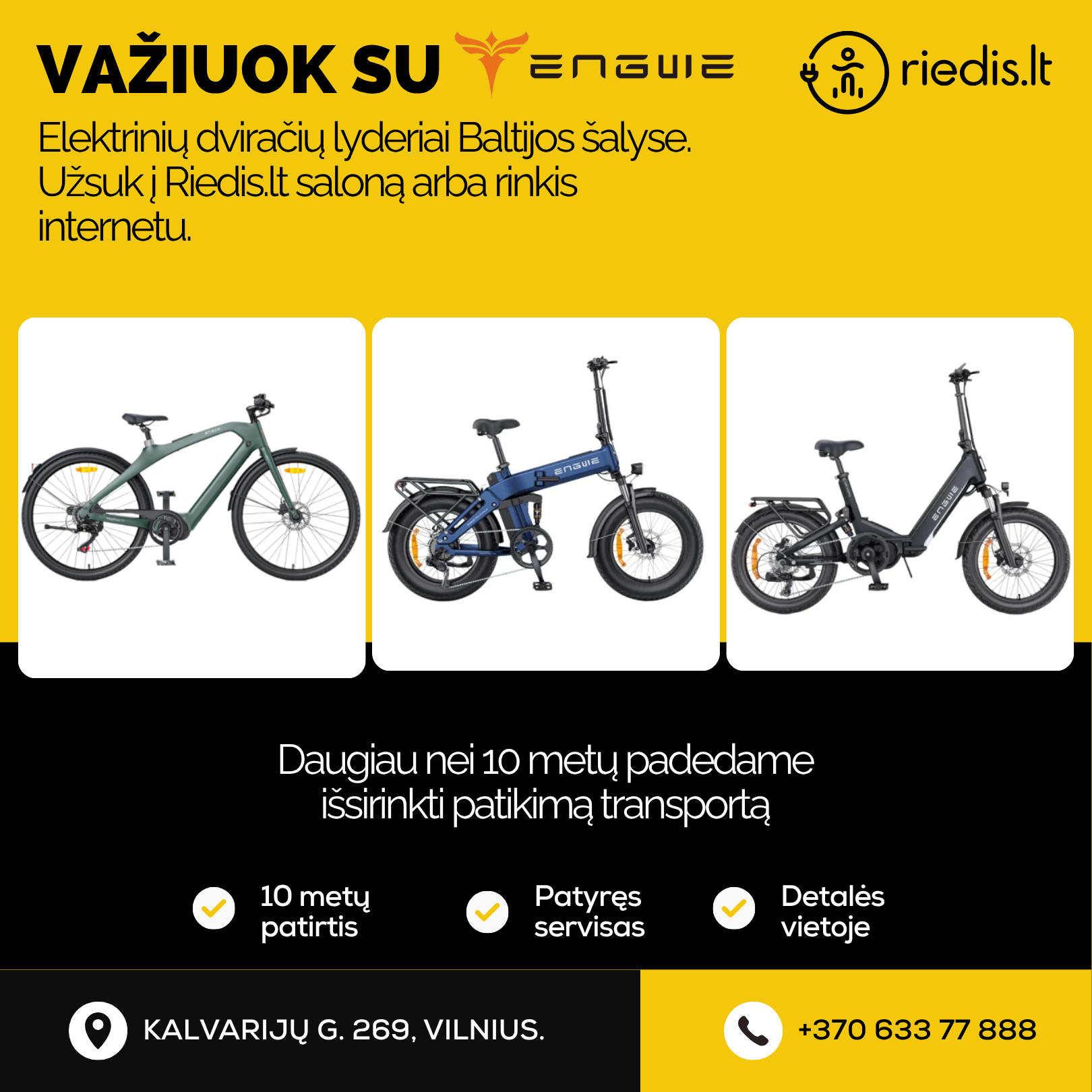 Riedis.lt Facebook ad