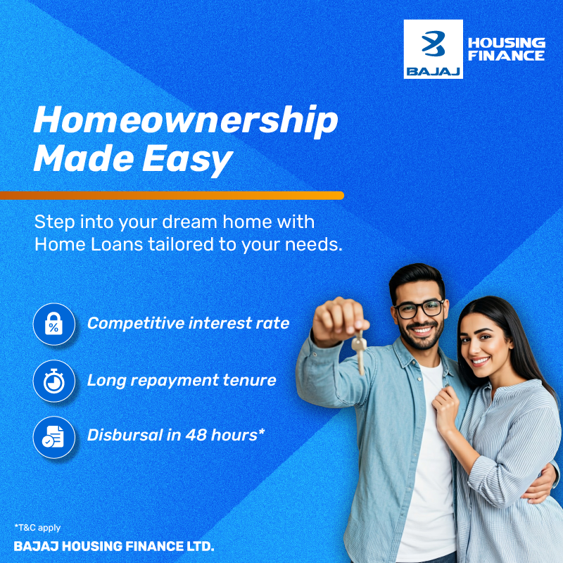 Bajaj Housing Finance Limited Facebook ad: ₹5 Cr+ Home Loan Made Simple