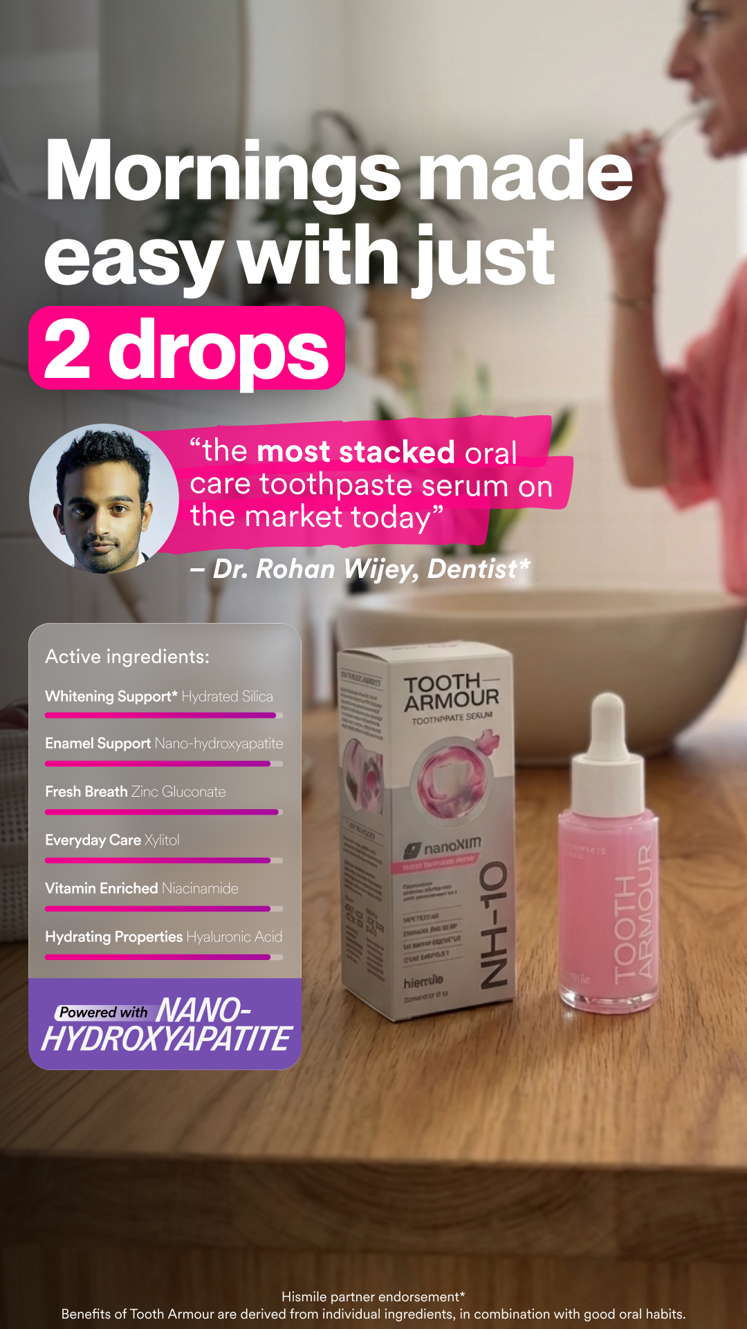 Hismile Facebook ad
