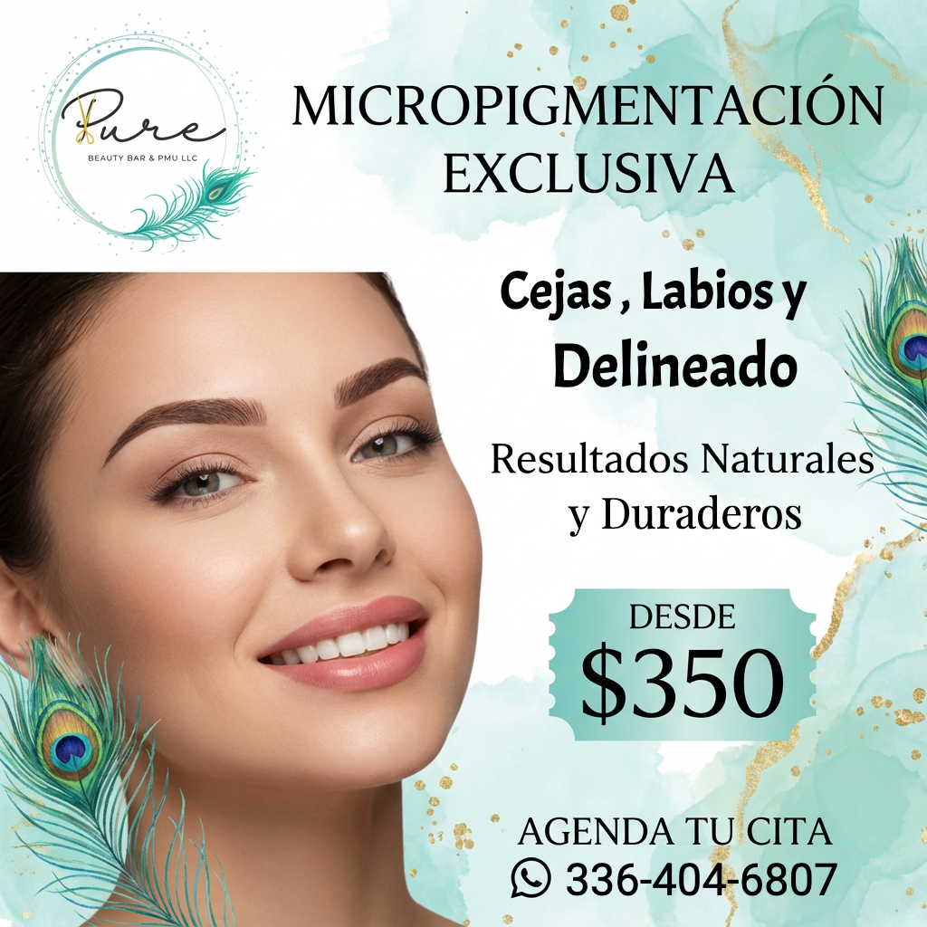 Pure Beauty Bar & PMU Facebook ad