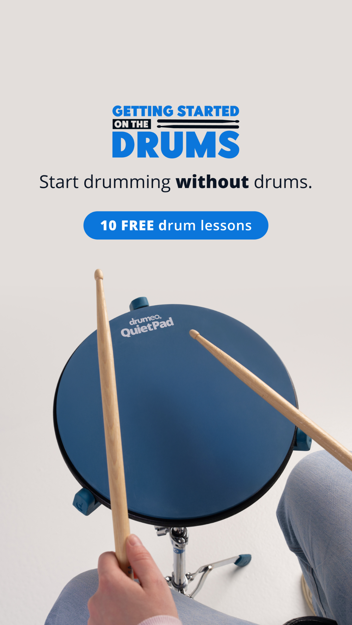 Drumeo Facebook ad