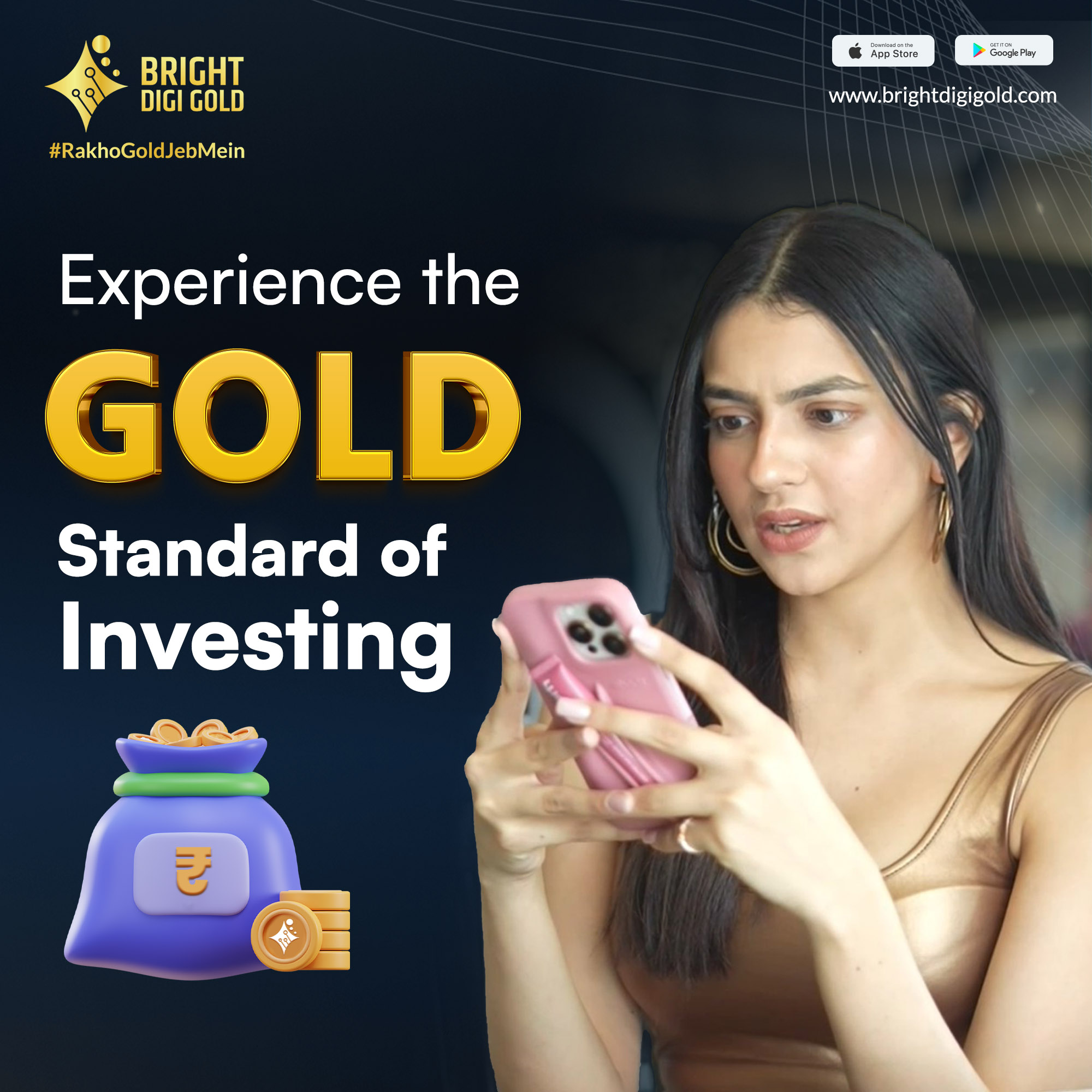 Bright DiGi Gold Facebook ad