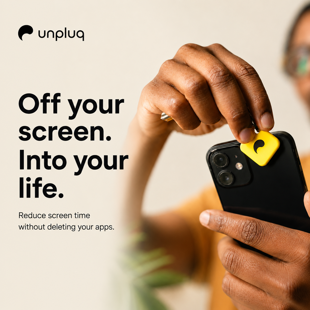 Unpluq Facebook ad