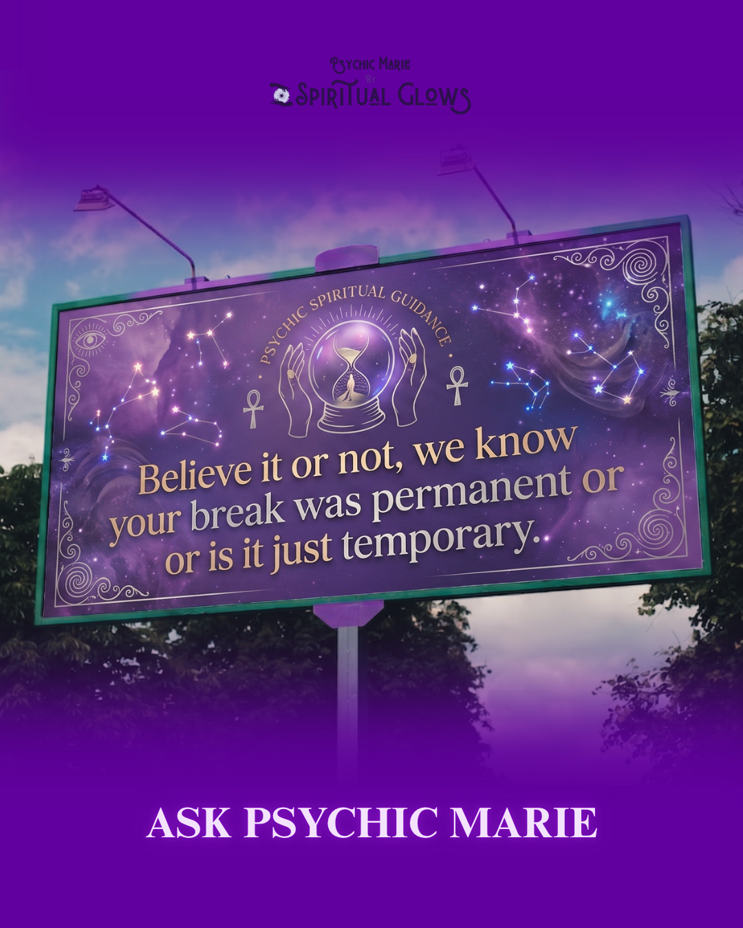 Try Psychic Marie Facebook ad