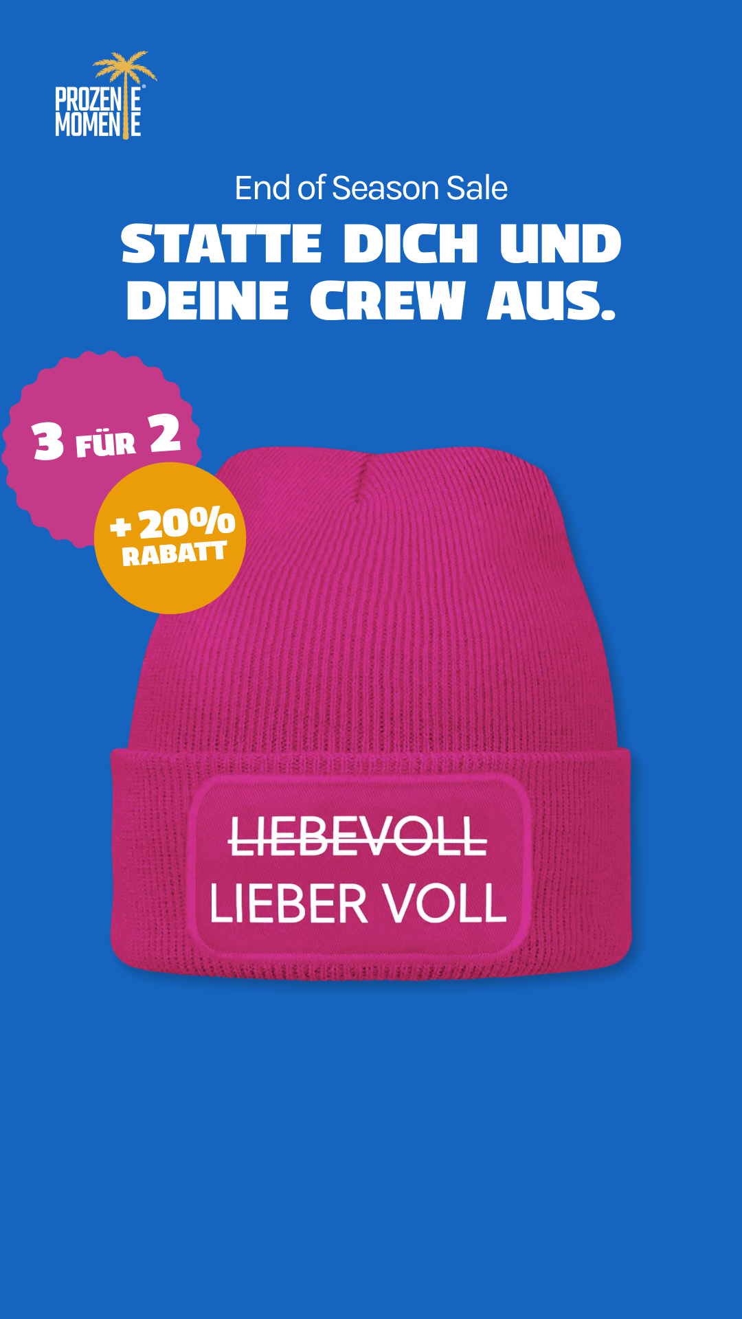Prozente Momente Facebook ad