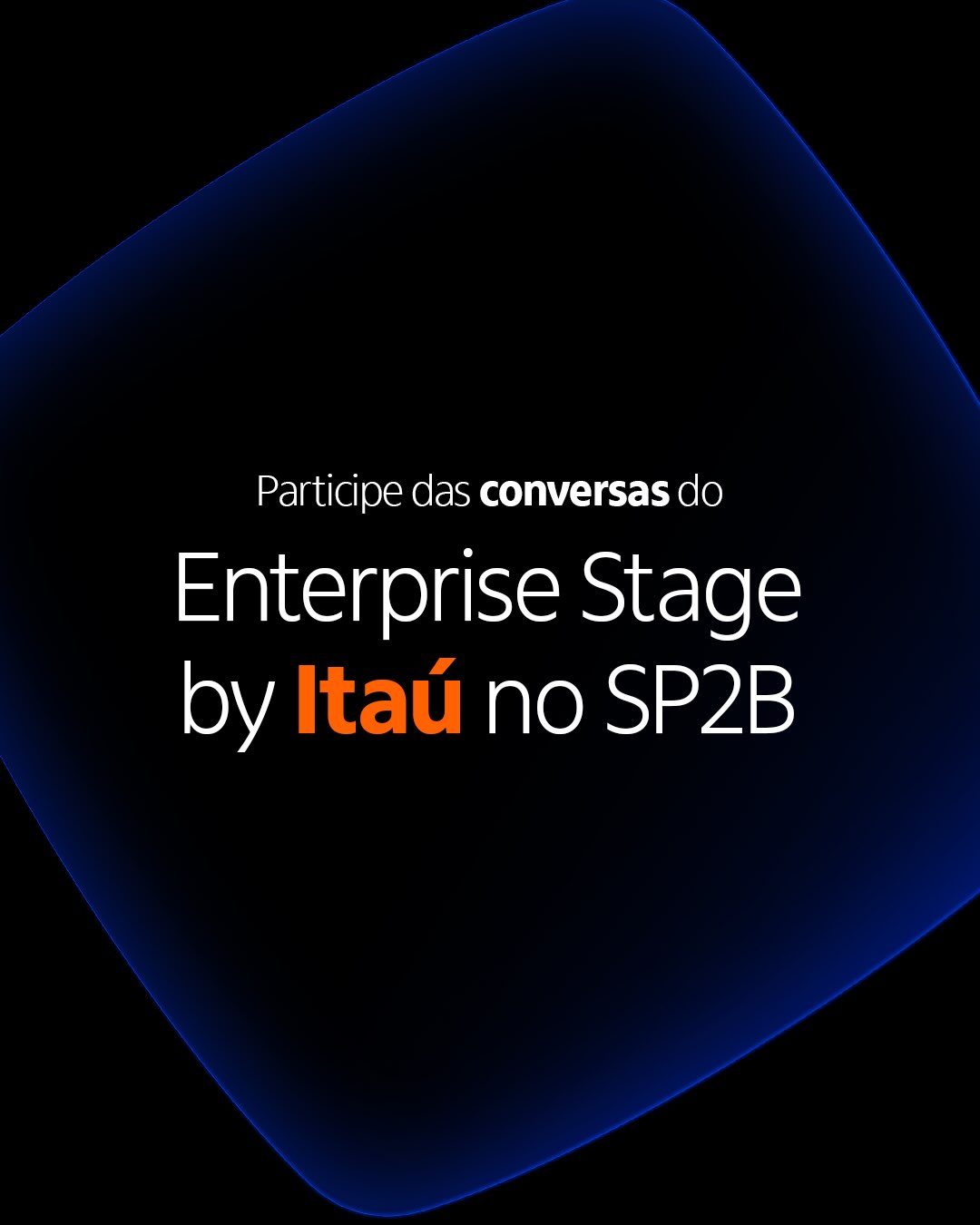 Itaú Empresas Facebook ad: Acreditamos que grandes ideias ganham força quando…