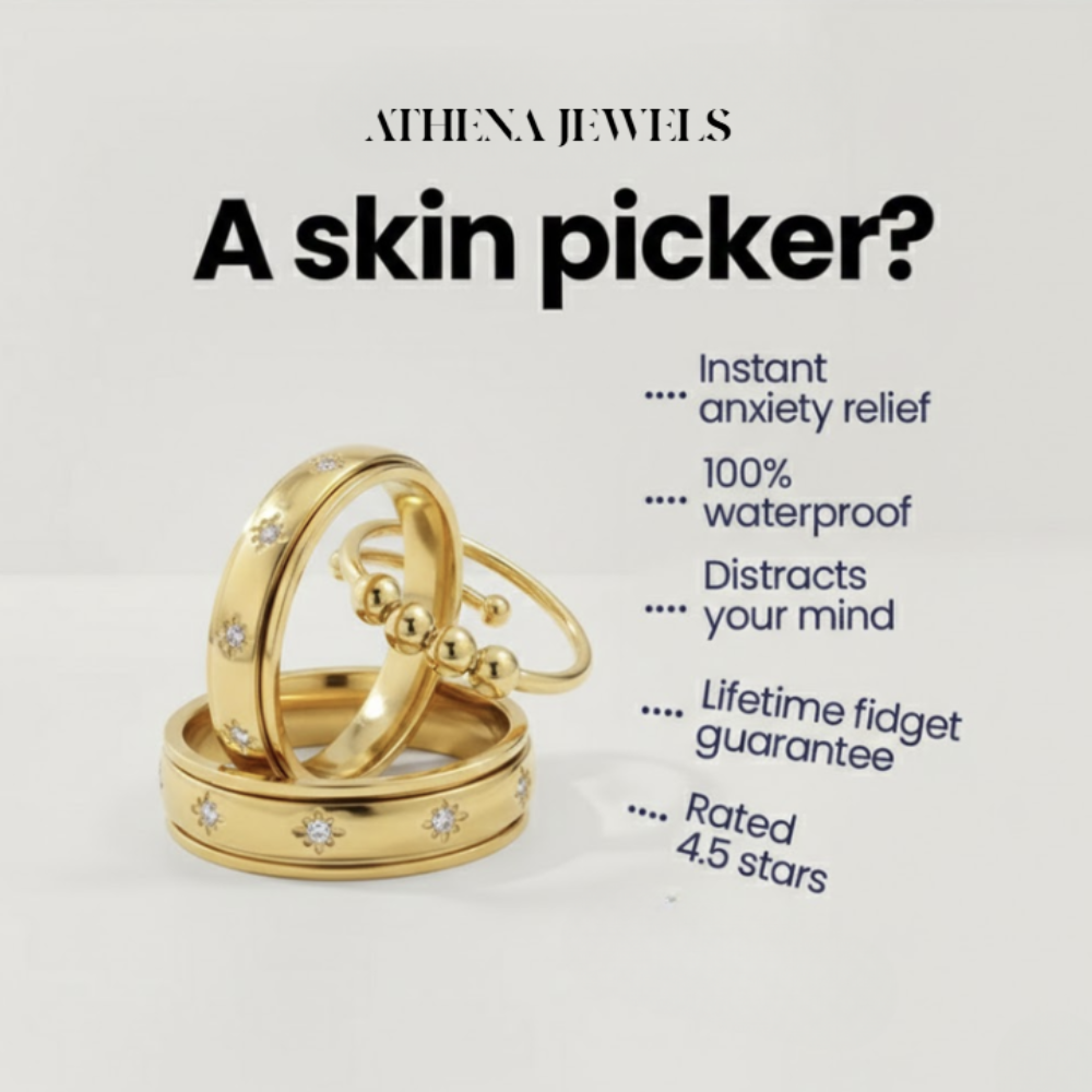 Athena Jewels Facebook ad: POV: you stopped picking your skin because of this ring