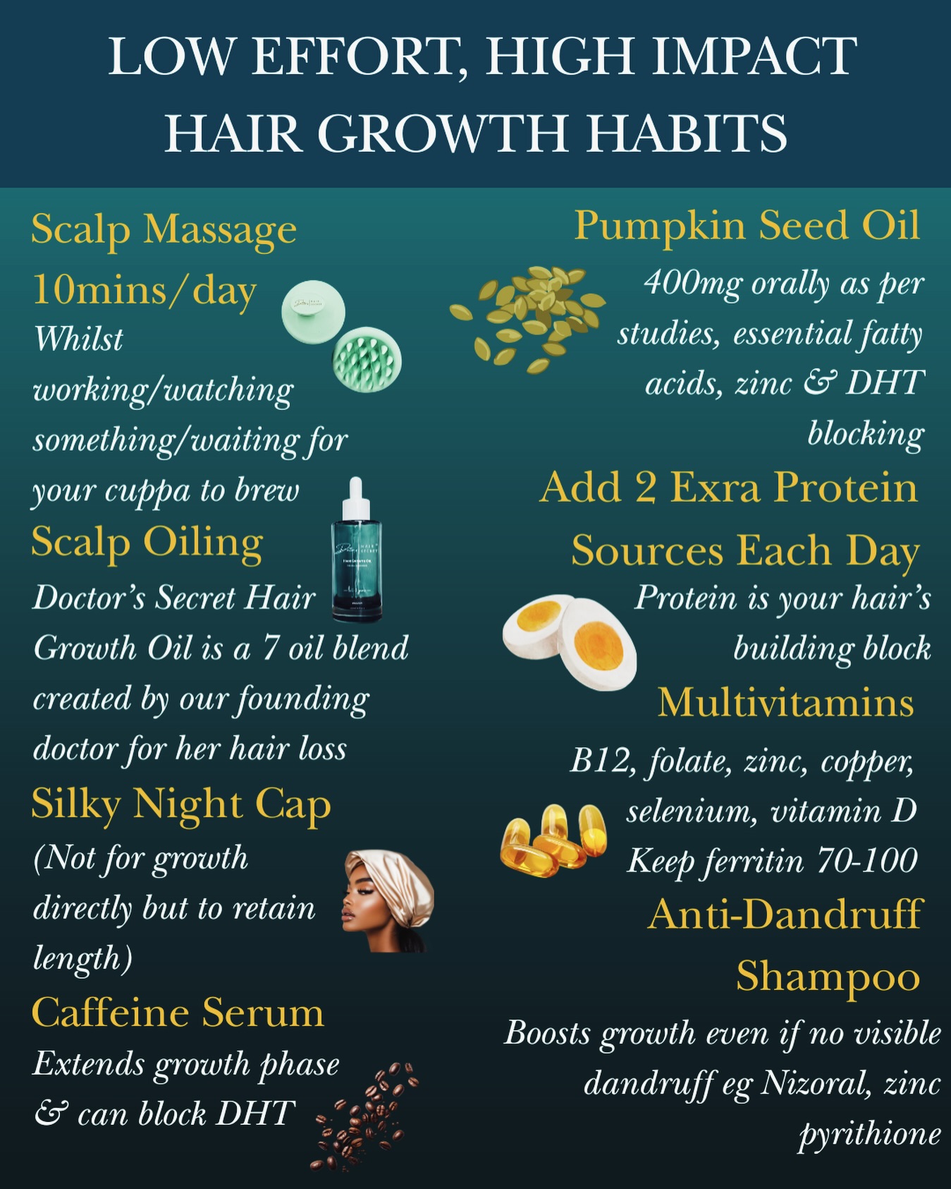 Doctor's Hair Secret Facebook ad: Save these low-effort, high-impact interventions that…
