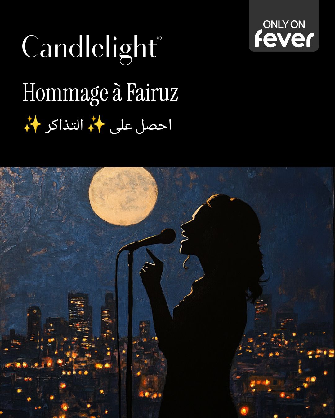 Candlelight Concerts by Fever Facebook ad