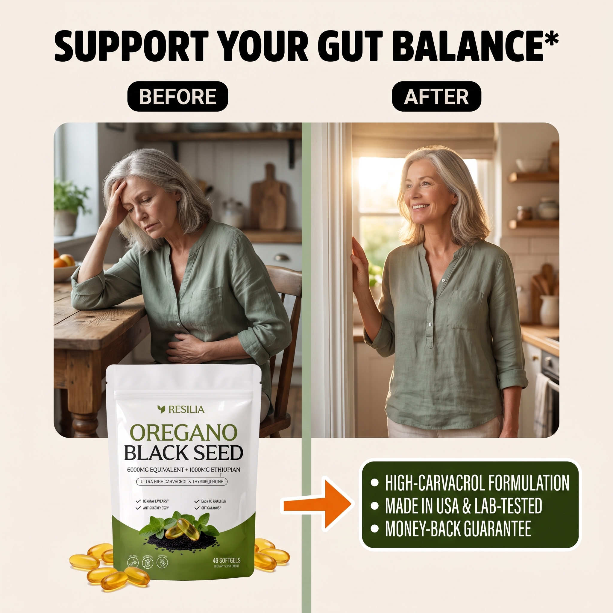 Belly Better Daily Facebook ad: Powered by Two of Nature's Most Studied Botanicals