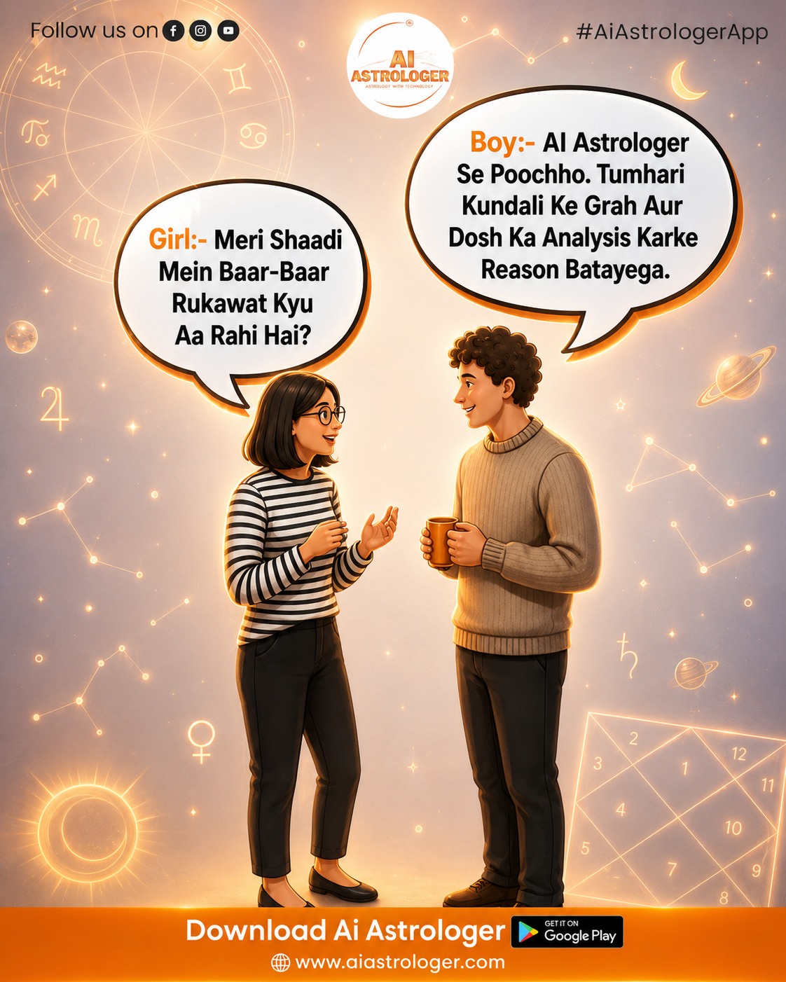 AI Astrologer Facebook ad: Rishta pakka hone se pehle hi cancel ho…