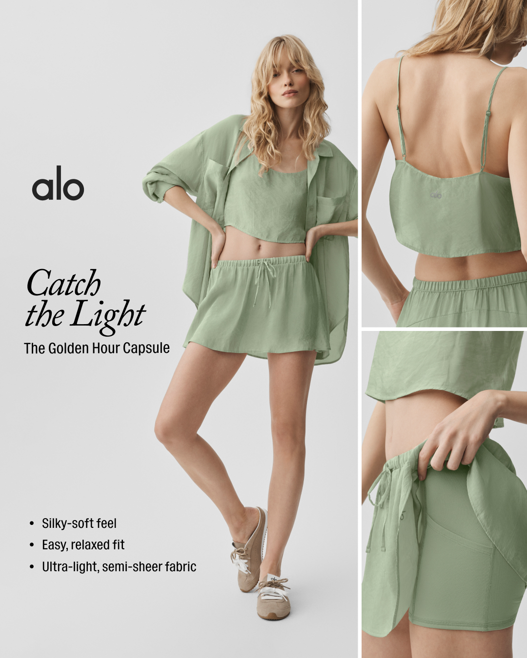Alo Yoga Facebook ad: The Golden Hour Capsule