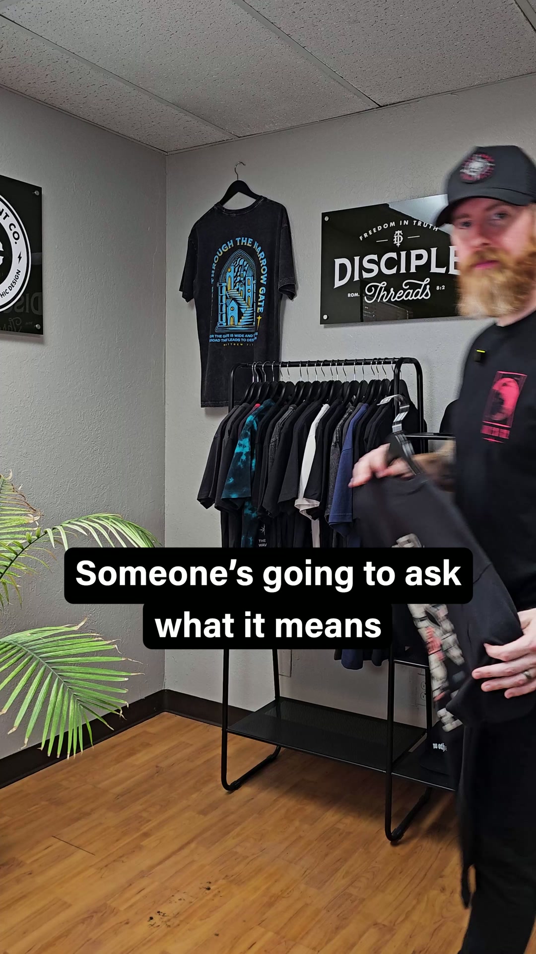 Disciple Threads Facebook ad: Justified by faith. Not performance.