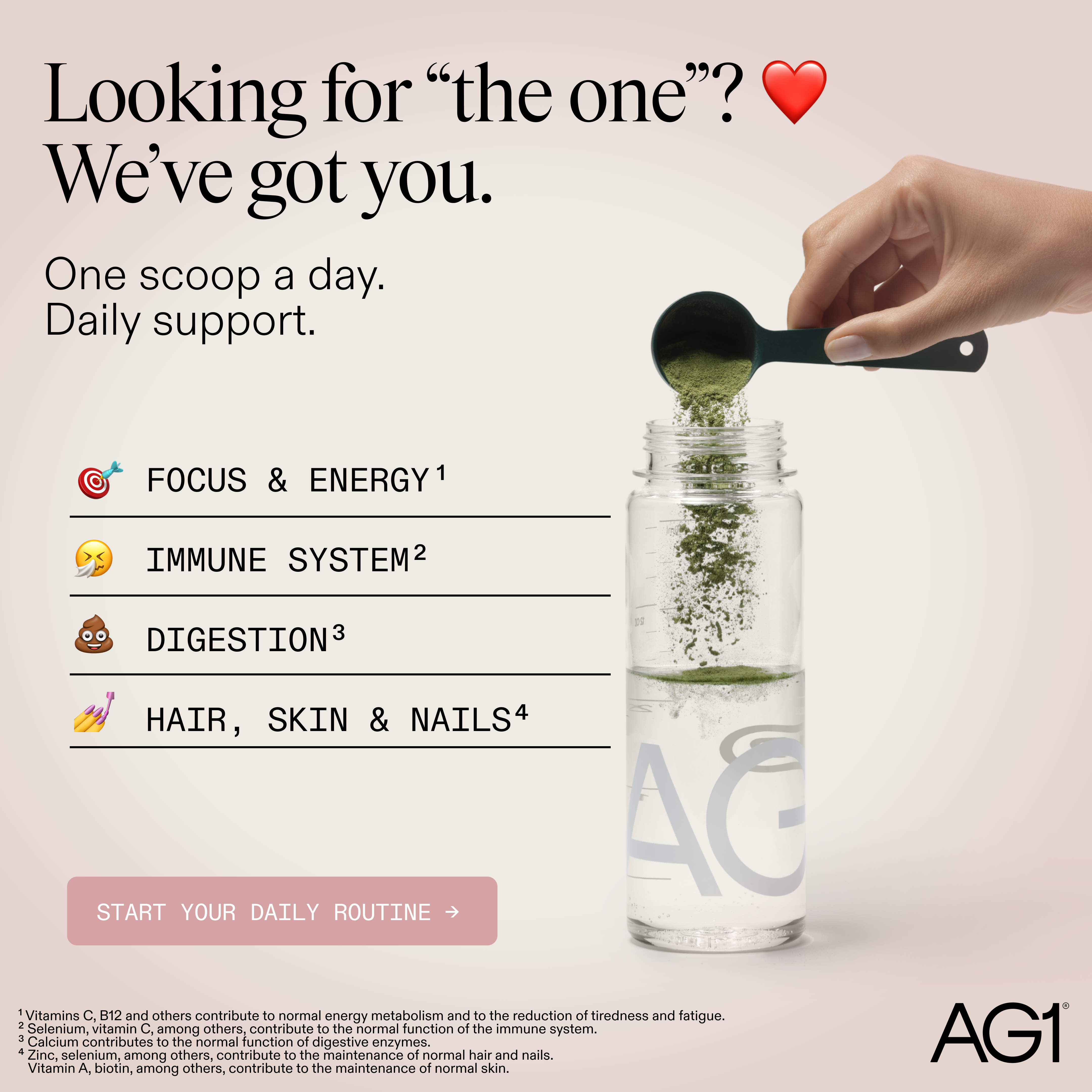 AG1 by Athletic Greens Facebook ad