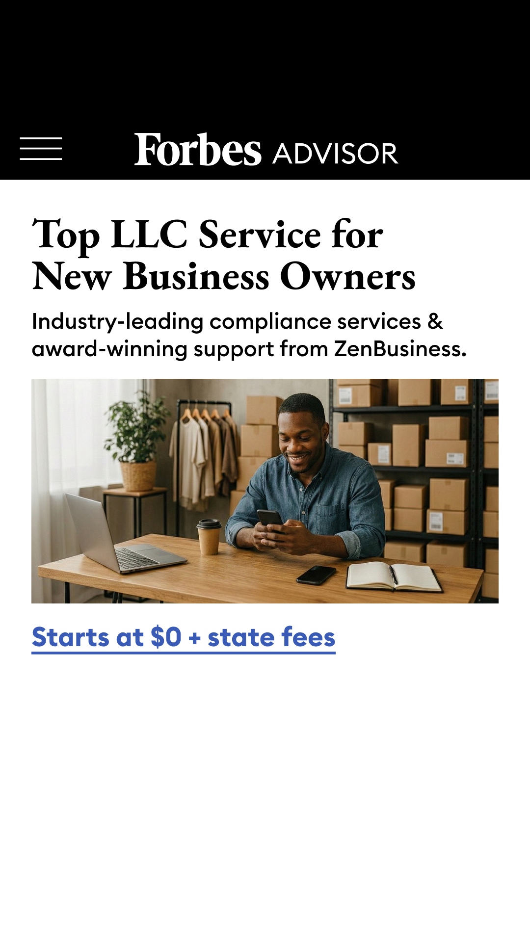 Forbes Advisor Facebook ad