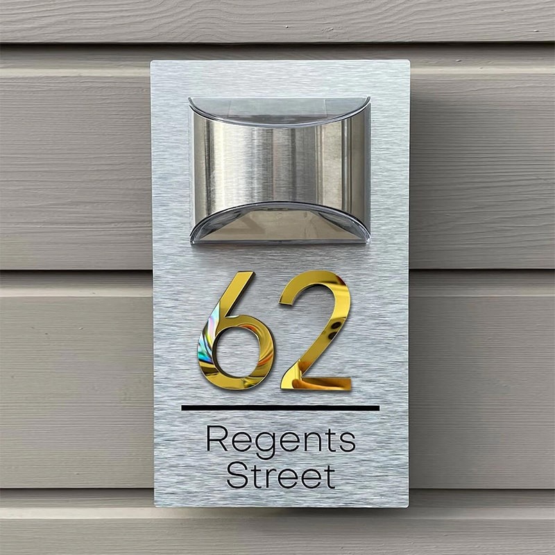 ziwite.com Facebook ad: Personalized Address Signs