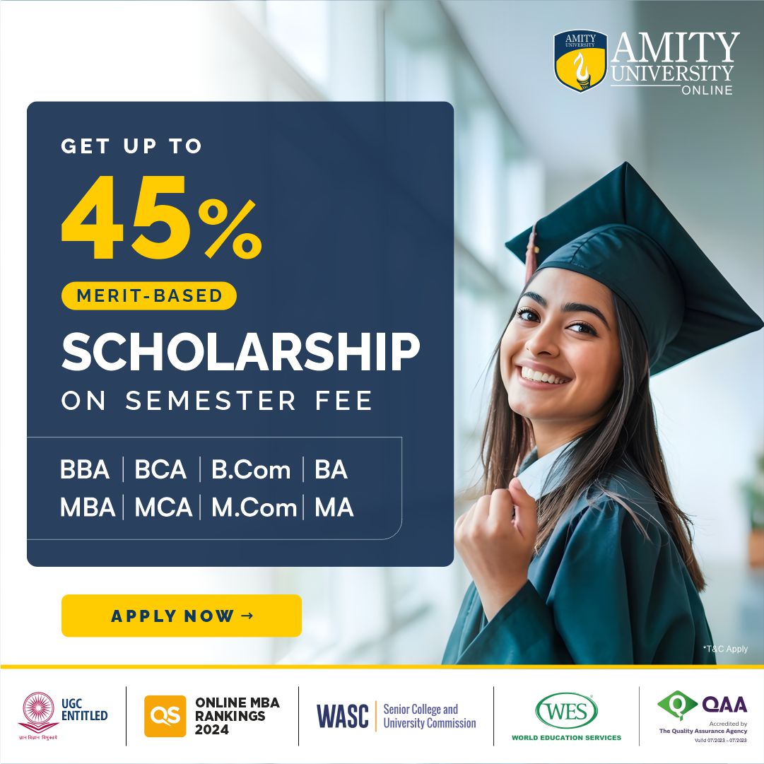 Amity Online Facebook ad
