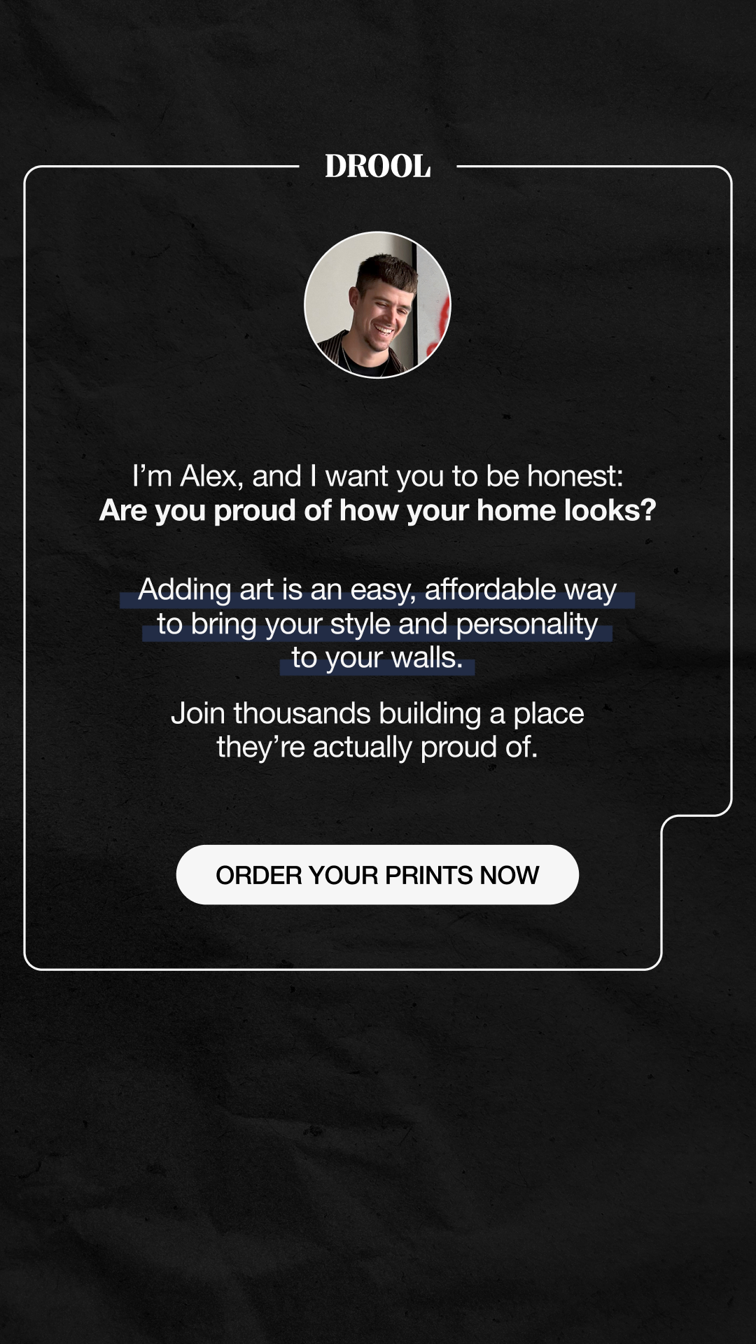 AlexDrool Facebook ad