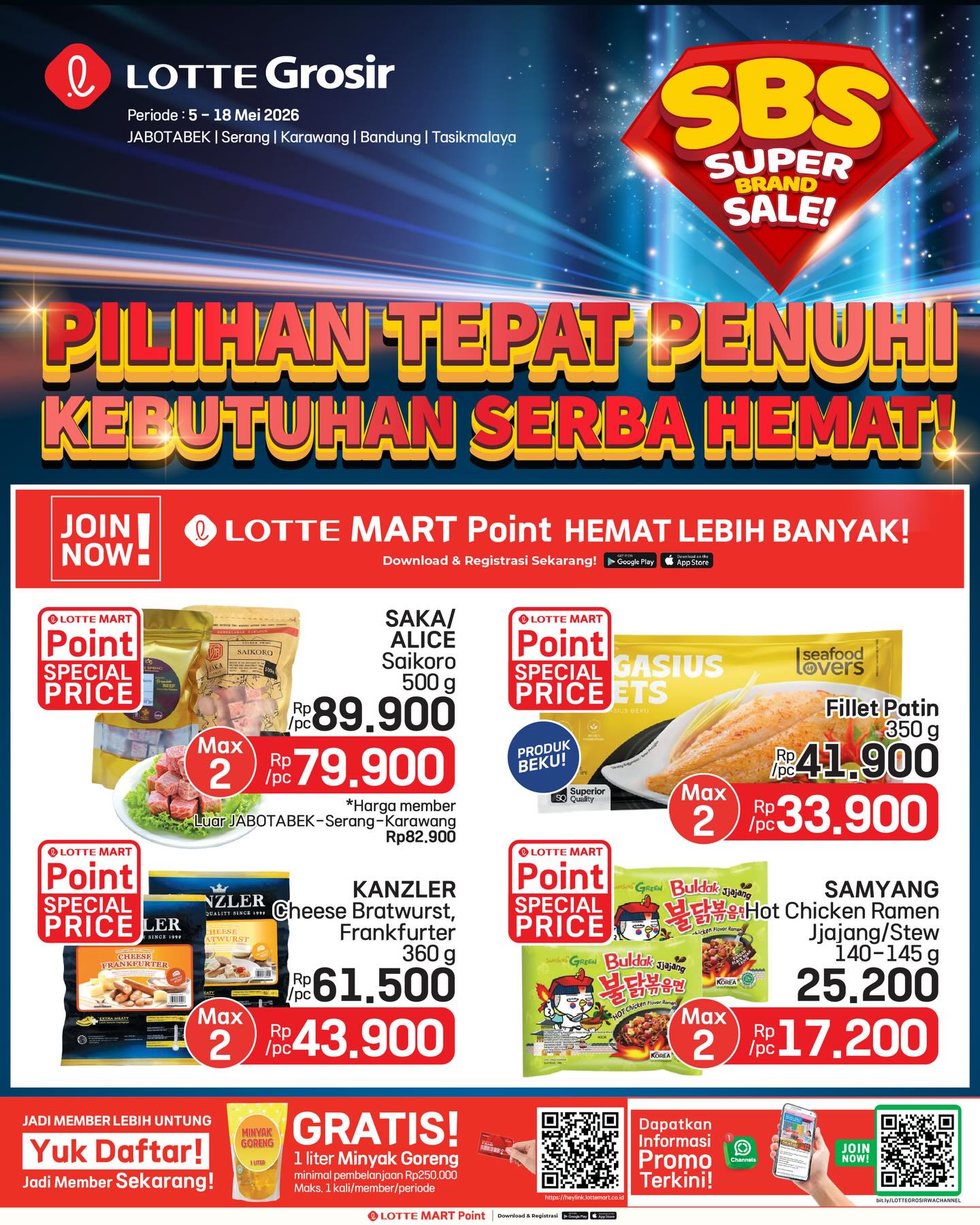LOTTE Grosir Facebook ad