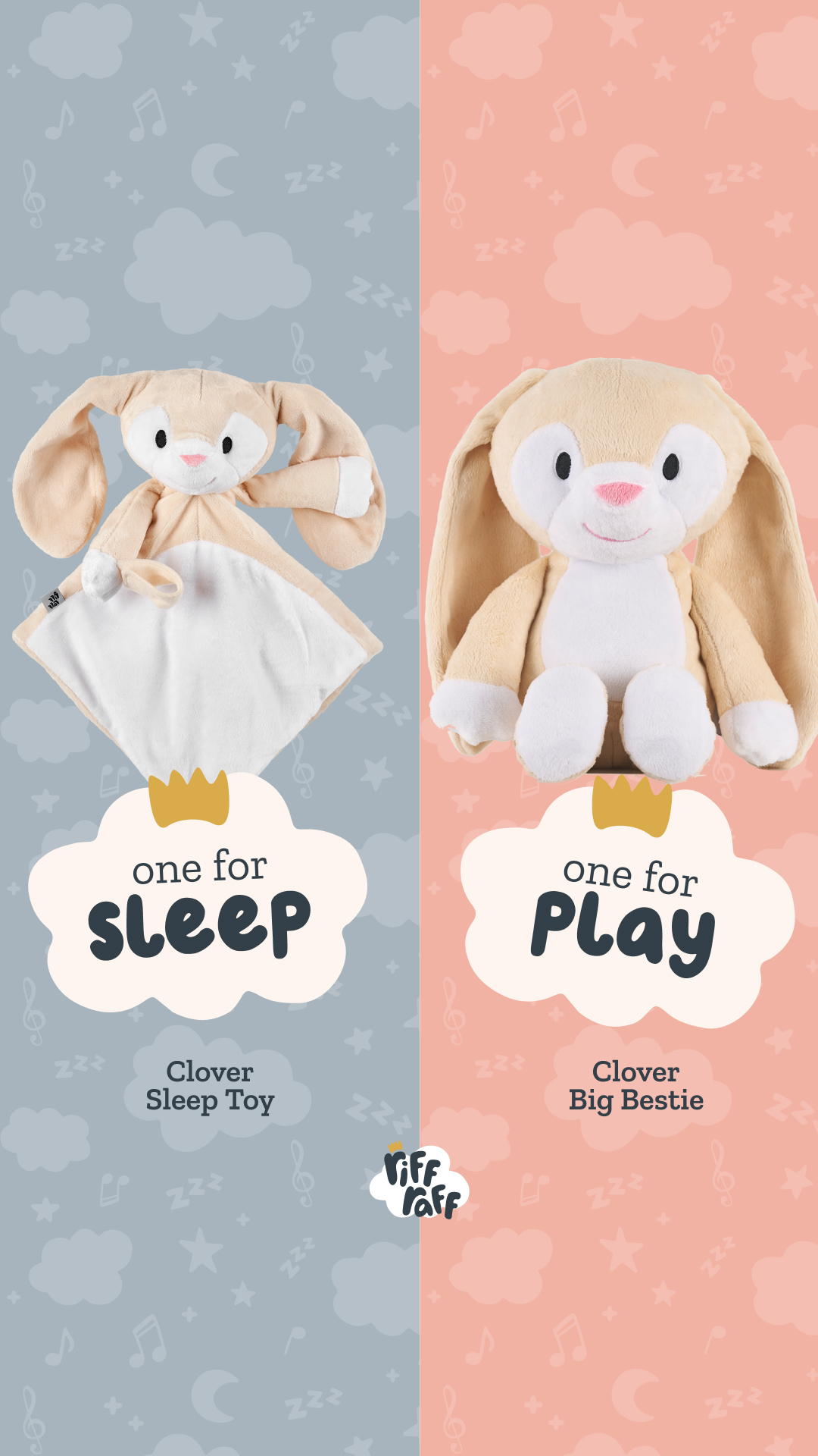 RIFF RAFF SLEEP TOYS Facebook ad