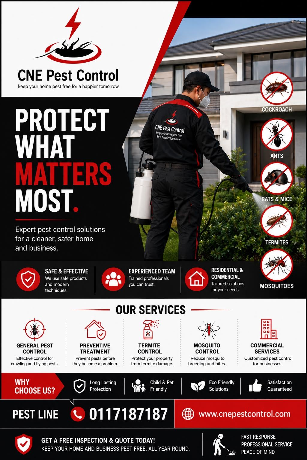 CNE Pest Control Pvt Ltd  Facebook ad