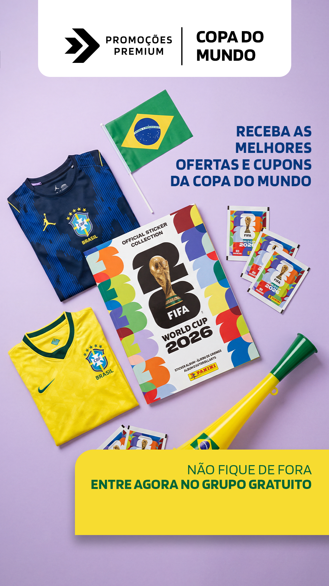 Promoções Premium Facebook ad