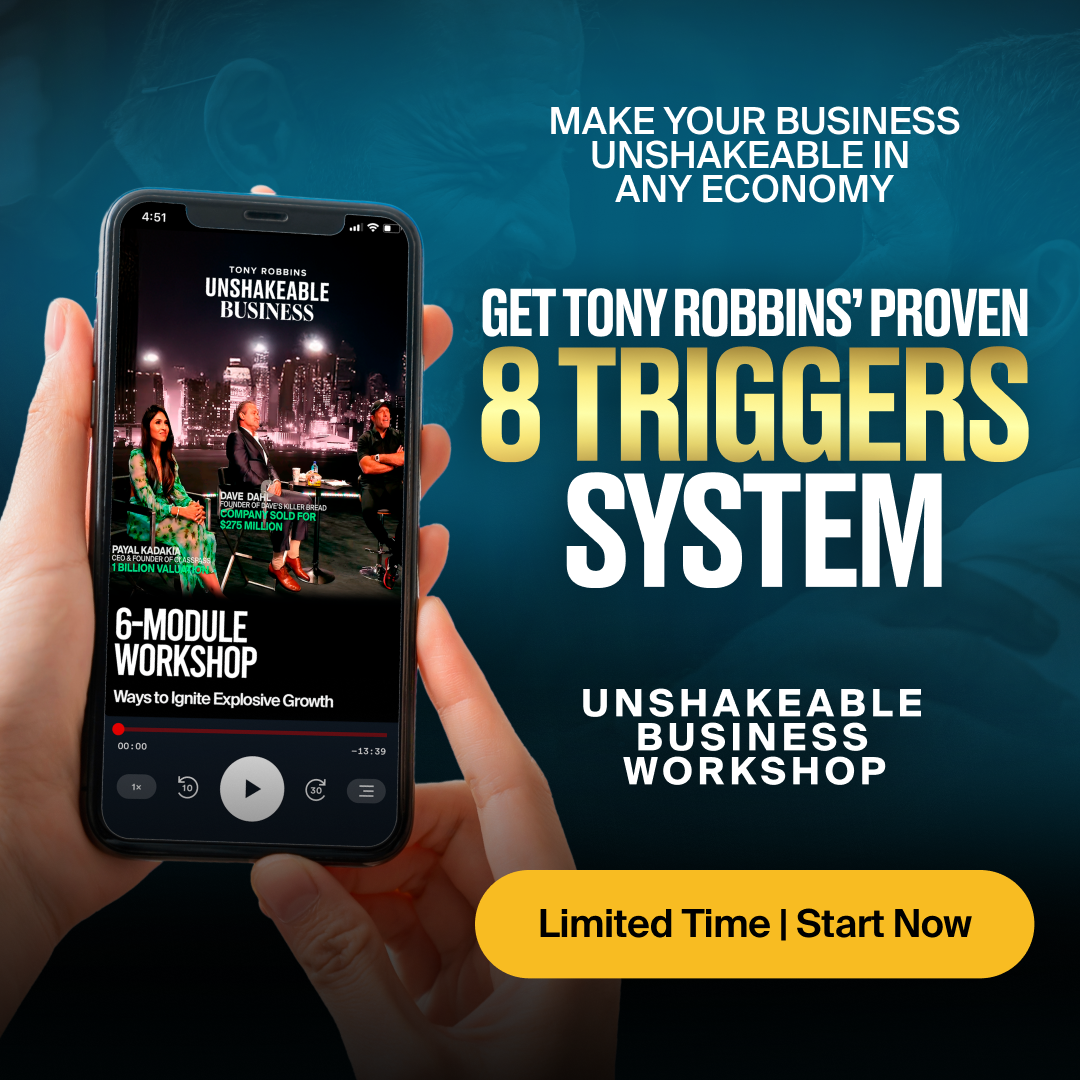 Tony Robbins Facebook ad