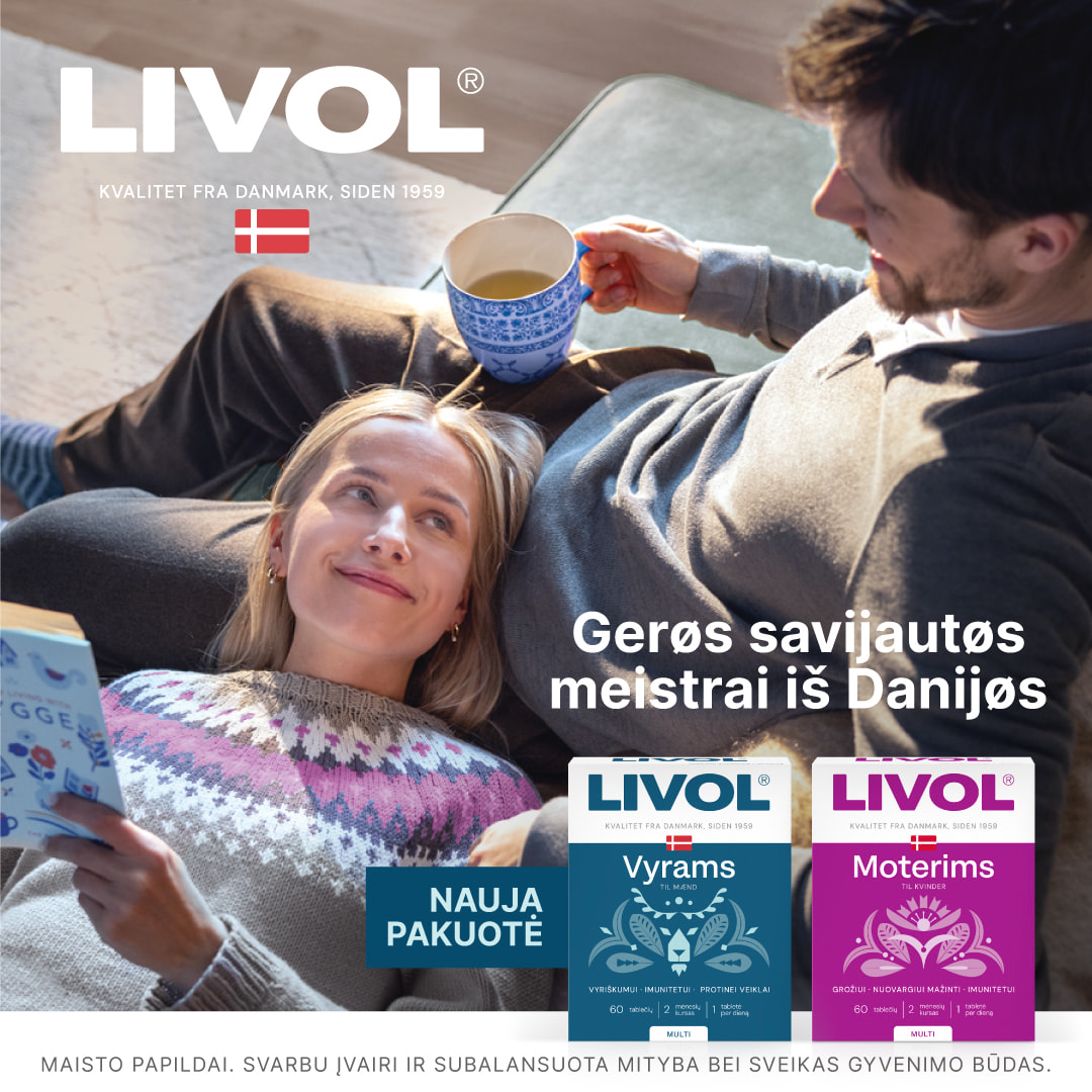 Livol vitaminai Facebook ad: LIVOL. Geros savijautos meistrai iš Danijos.