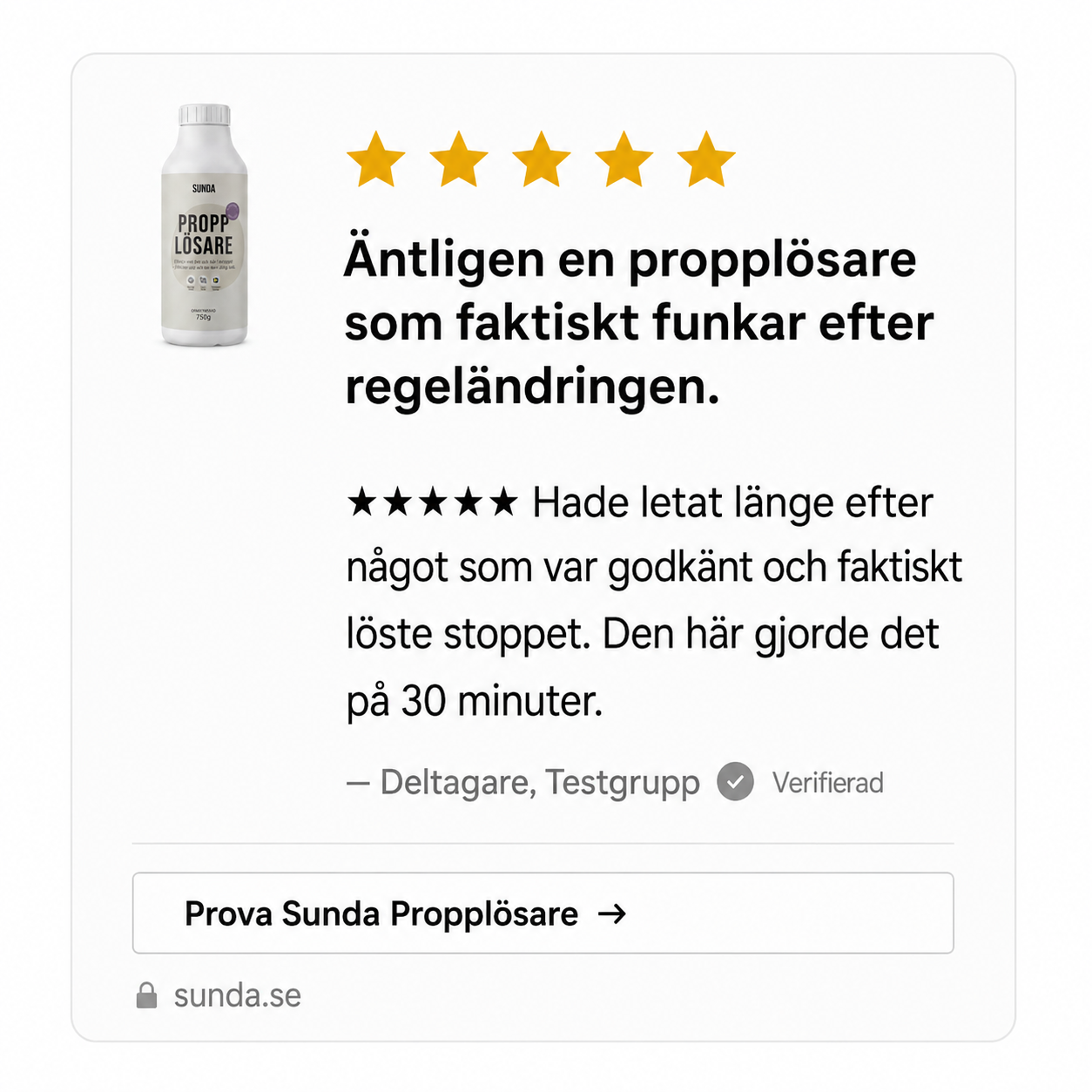 Sunda Facebook ad