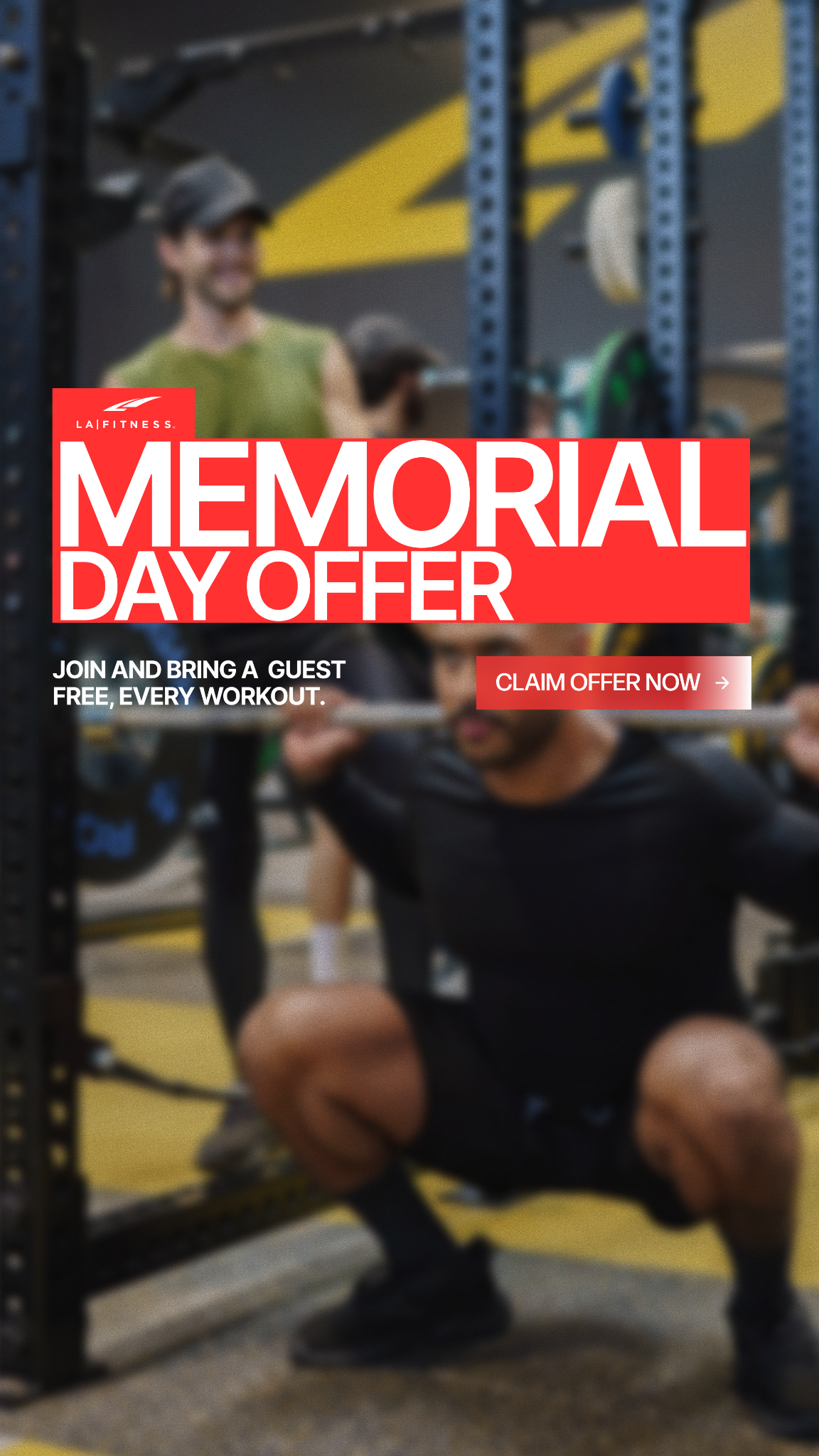 LA Fitness Facebook ad
