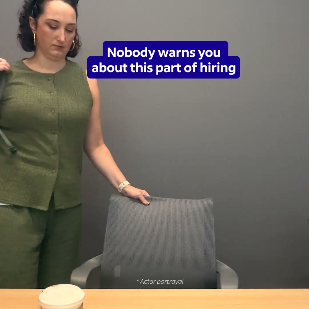 Indeed Facebook ad: Spend less time hiring