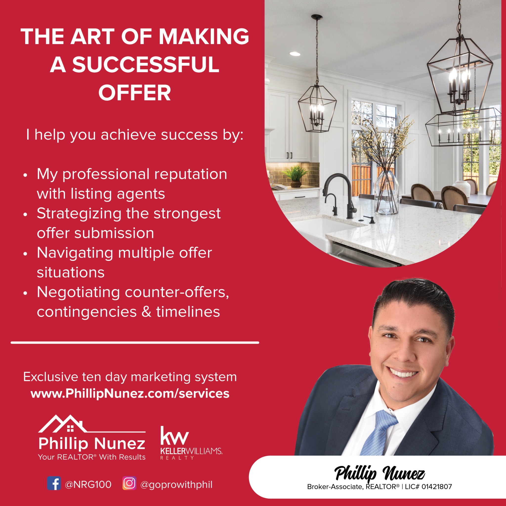 Nunez Realty Group Facebook ad: Message or Call (562) 338-2883